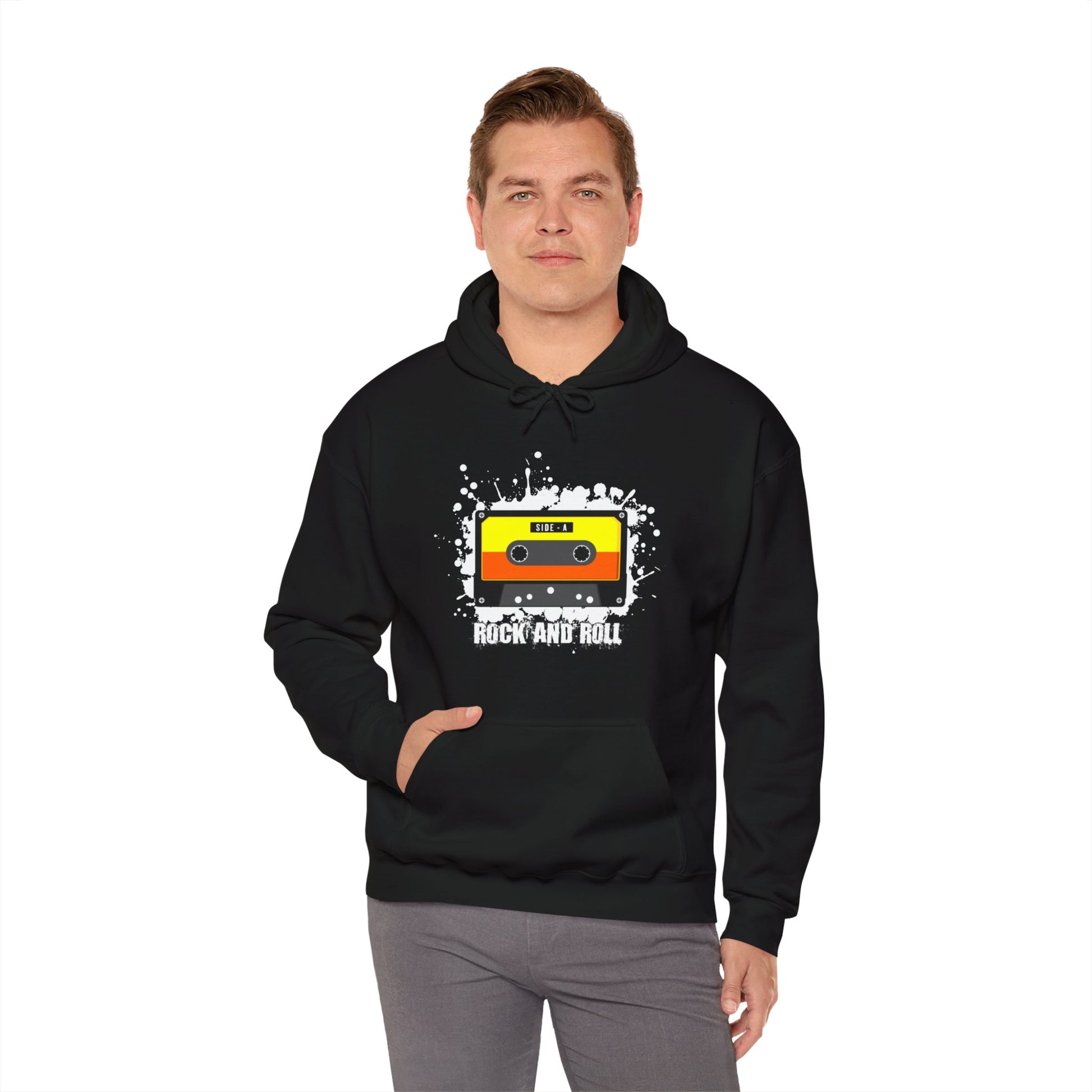 Lets the music play Unisex Heavy Blend™ Hooded Sweatshirt - ArtShirt Couture