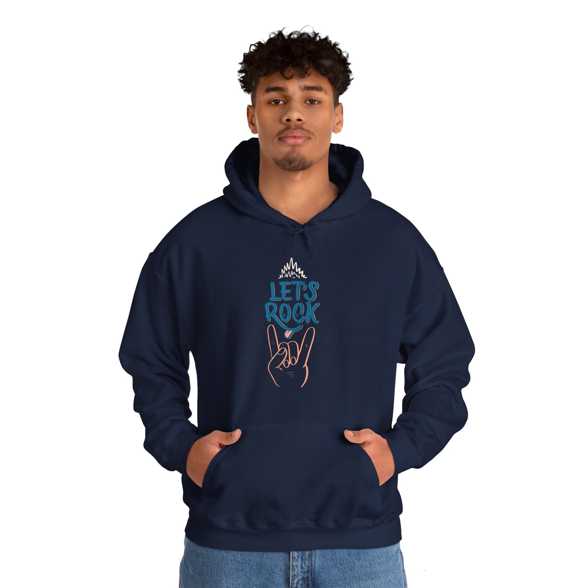 Let's Rock music designed hoodie unisex - ArtShirt Couture