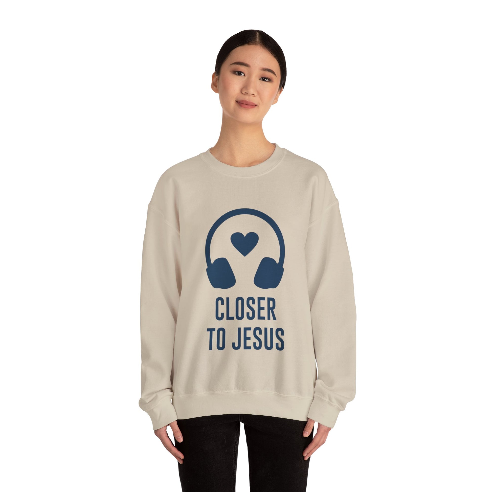 Closer to Jesus Sweatshirt - ArtShirt Couture