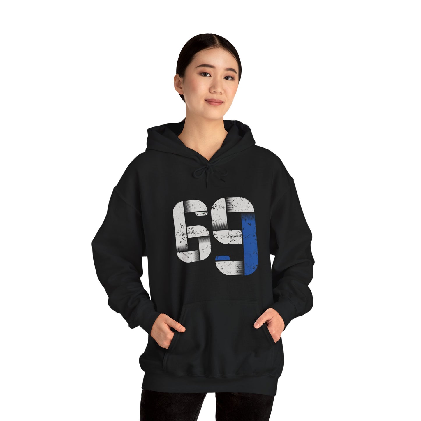 Sixty Nine Unisex Heavy Blend™ Hoodie | Fun Graphic Sweatshirt for Casual Style - ArtShirt Couture