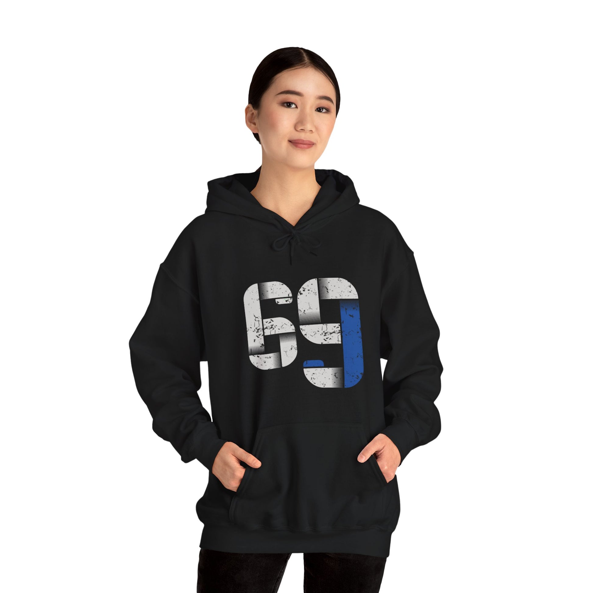 Sixty Nine Unisex Heavy Blend™ Hoodie | Fun Graphic Sweatshirt for Casual Style - ArtShirt Couture