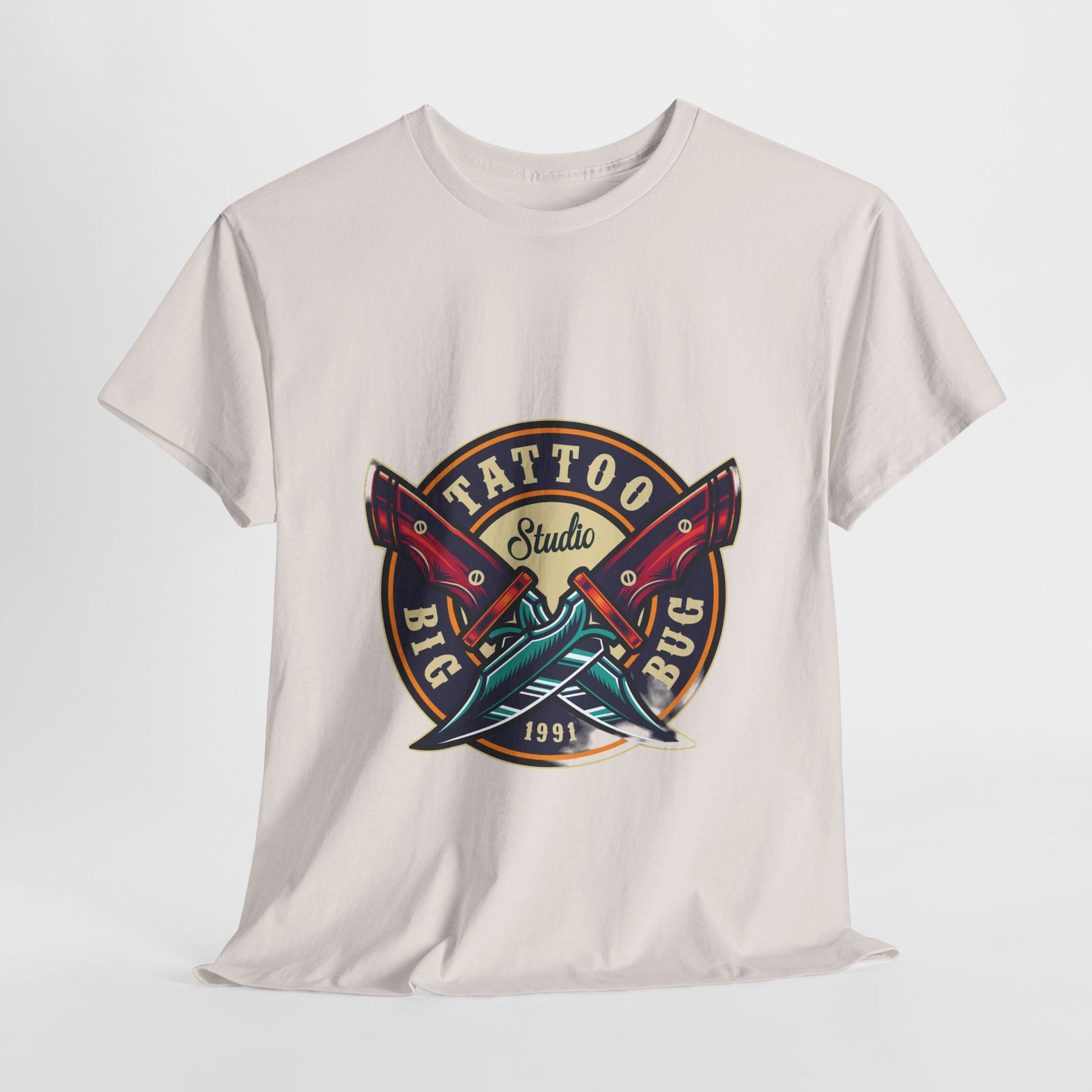 Tattoo Unisex Heavy Cotton Tee | Stylish Graphic T-Shirt for Tattoo Enthusiasts - ArtShirt Couture