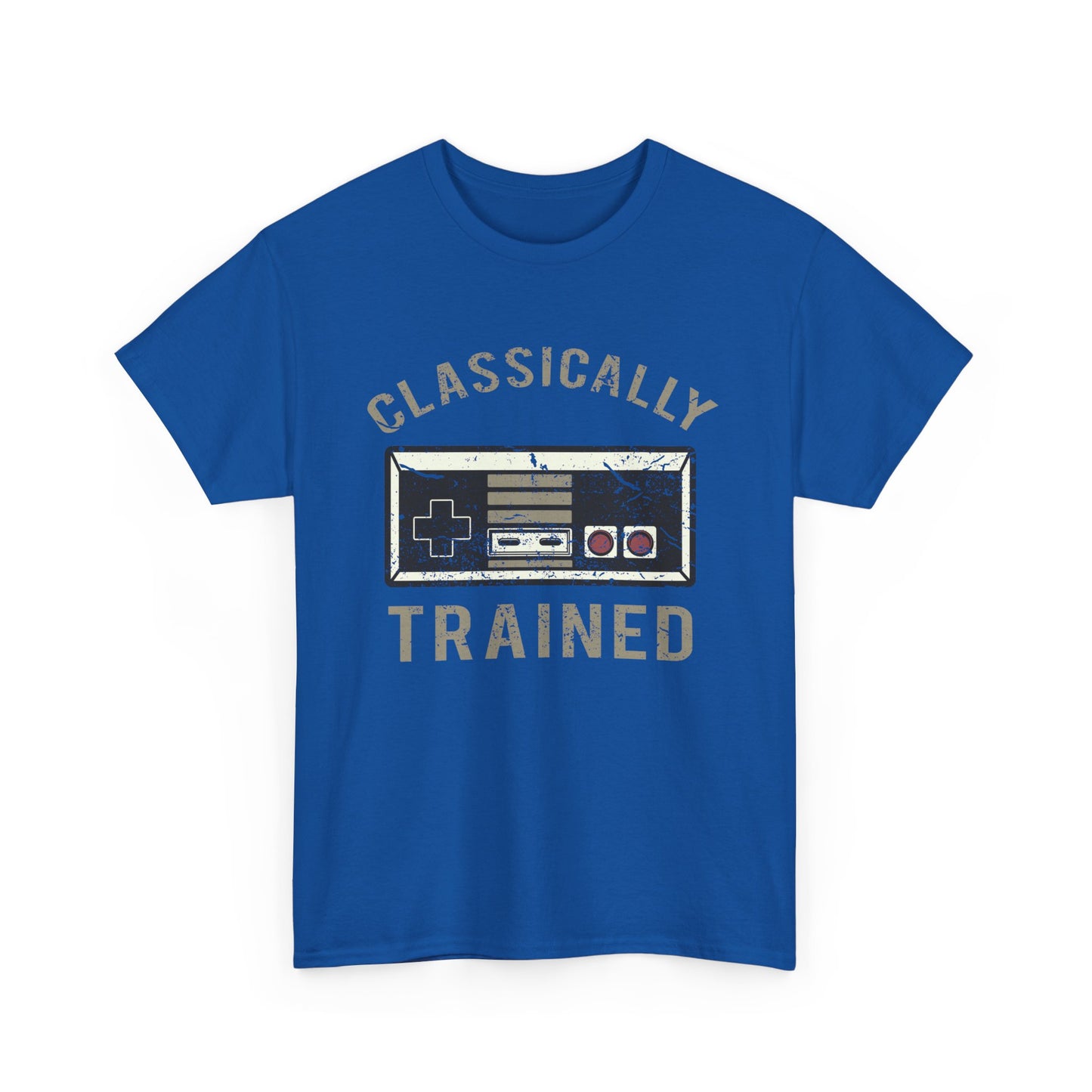 The Classically Trained and Distressed Unisex Heavy Cotton Tee | Vintage-Inspired Graphic T-Shirt for Art Lovers - ArtShirt Couture