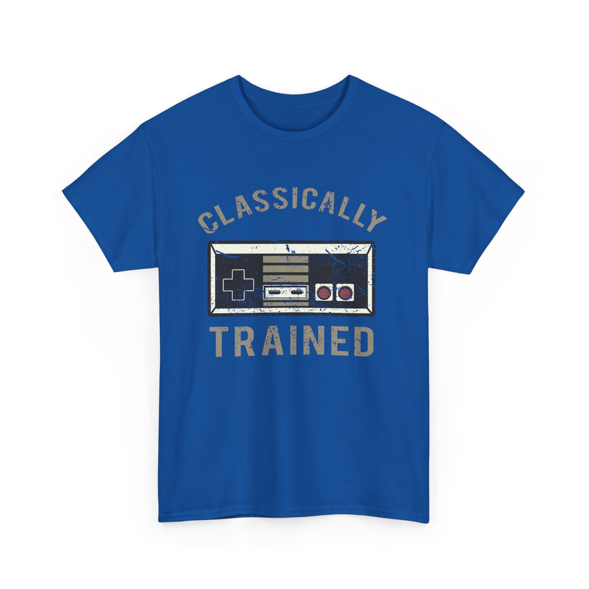 The Classically Trained and Distressed Unisex Heavy Cotton Tee | Vintage-Inspired Graphic T-Shirt for Art Lovers - ArtShirt Couture