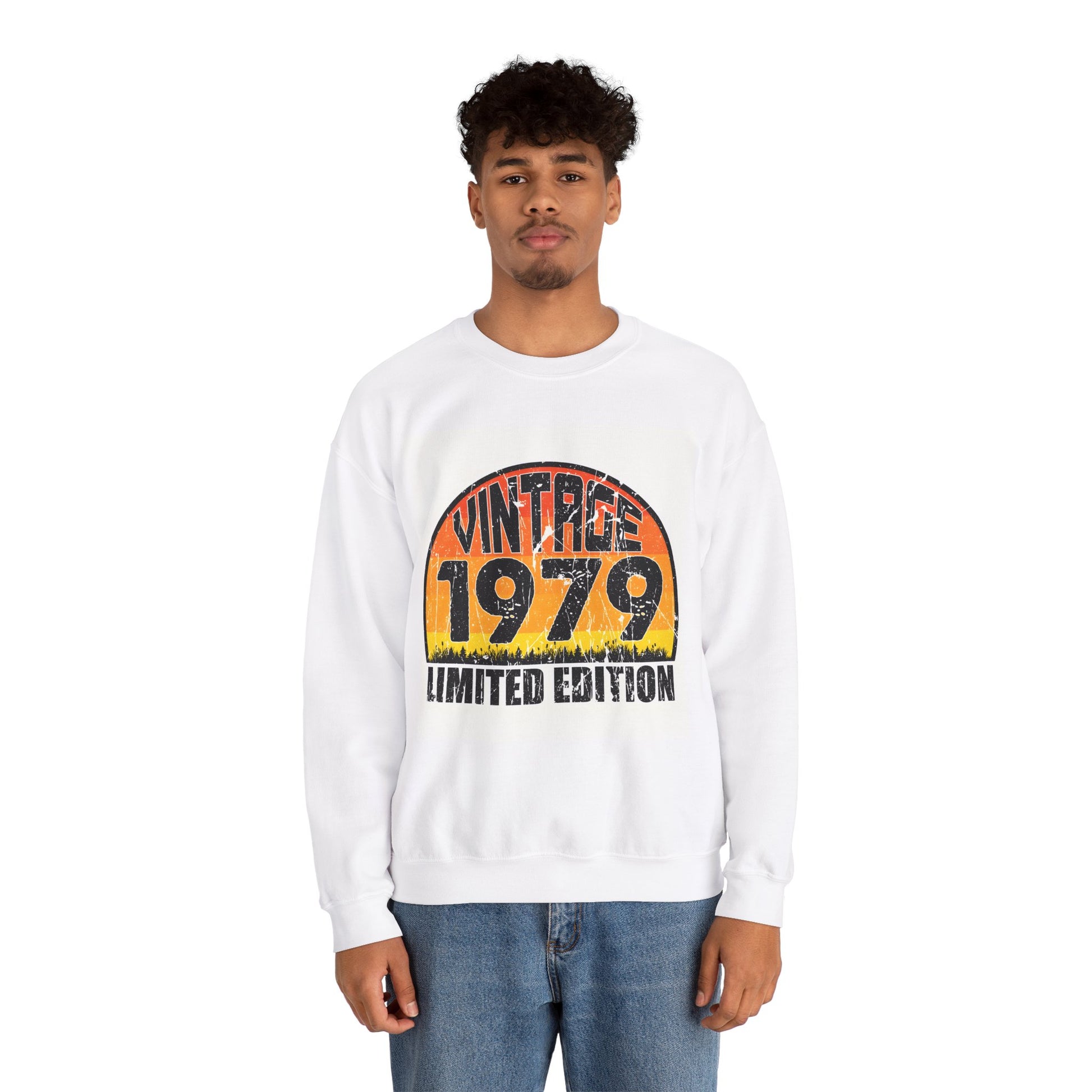 Vintage 1979 Unisex Heavy Blend™ Crewneck Sweatshirt | Retro Graphic Sweatshirt for Nostalgic Style - ArtShirt Couture