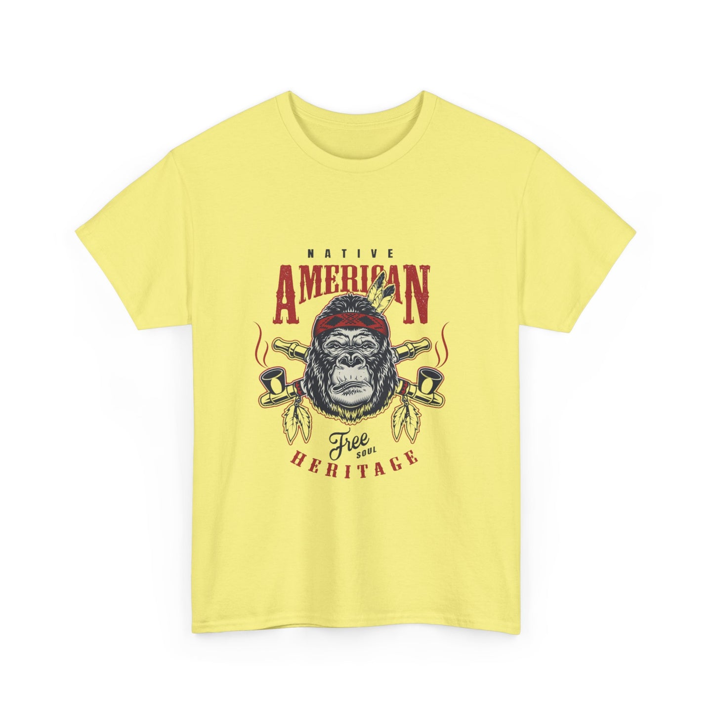 Native American graphic Unisex Heavy Cotton Tee - ArtShirt Couture