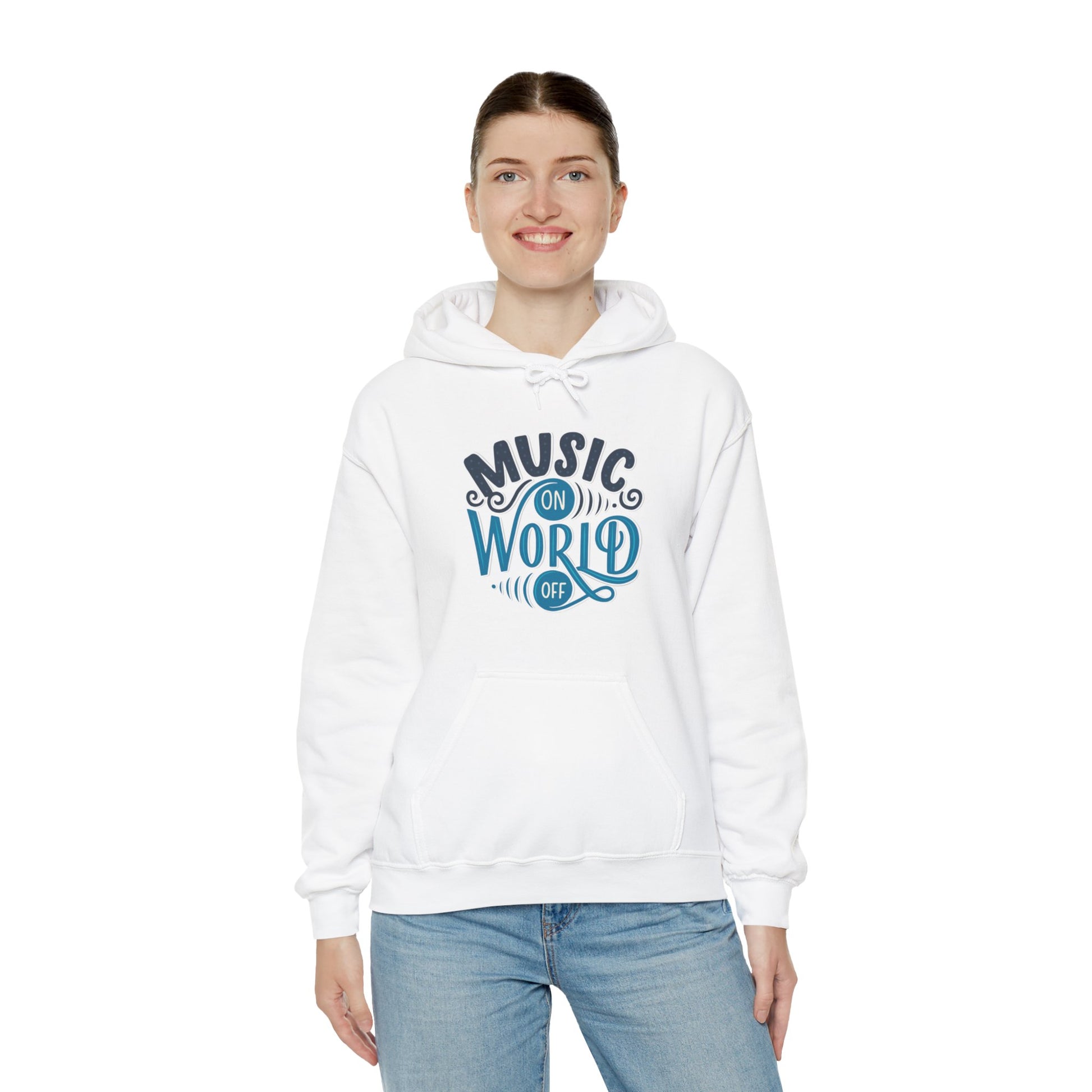 I love the music unisex hoodie - ArtShirt Couture