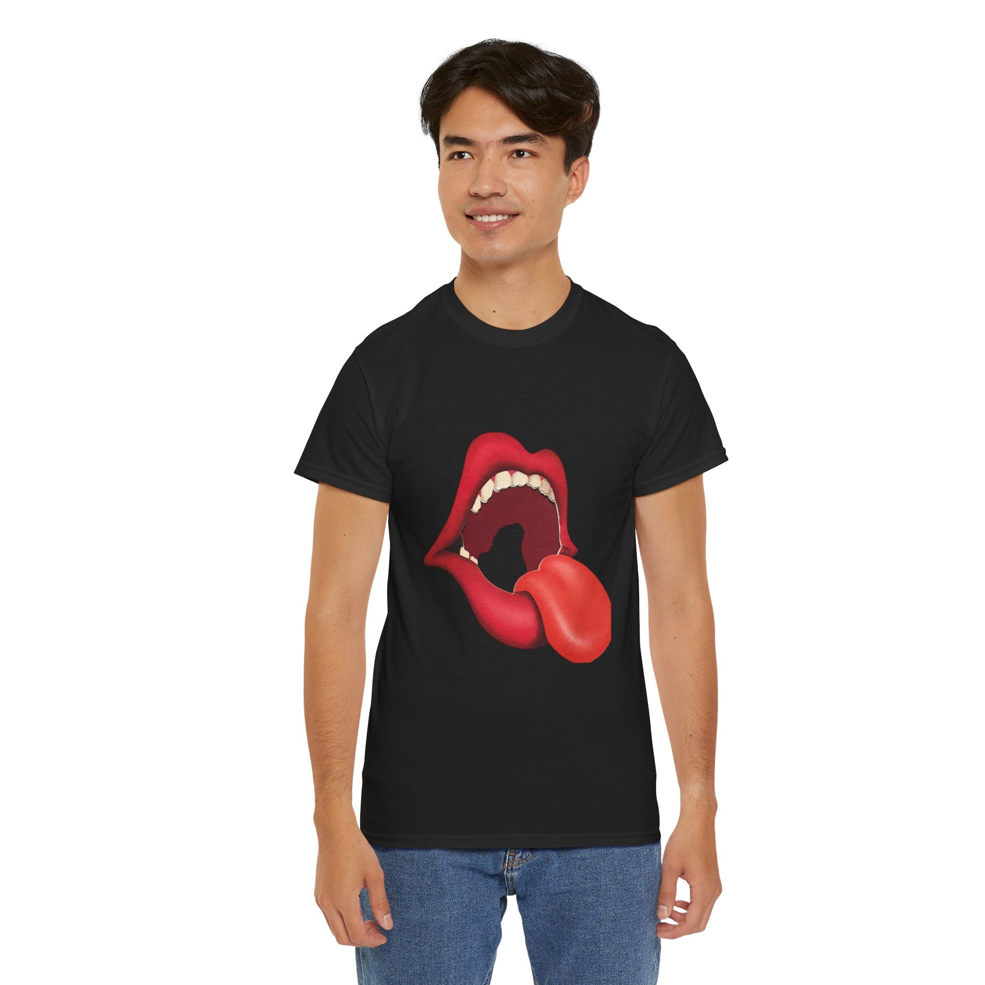 The Stones Unisex Heavy Cotton Tee | Classic Graphic T-Shirt for Rock Music Lovers - ArtShirt Couture