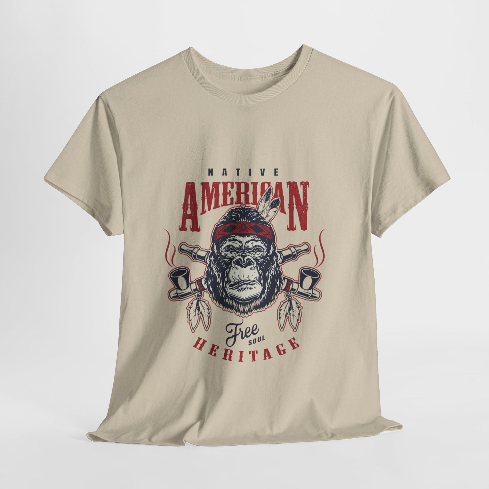 Native American graphic Unisex Heavy Cotton Tee - ArtShirt Couture