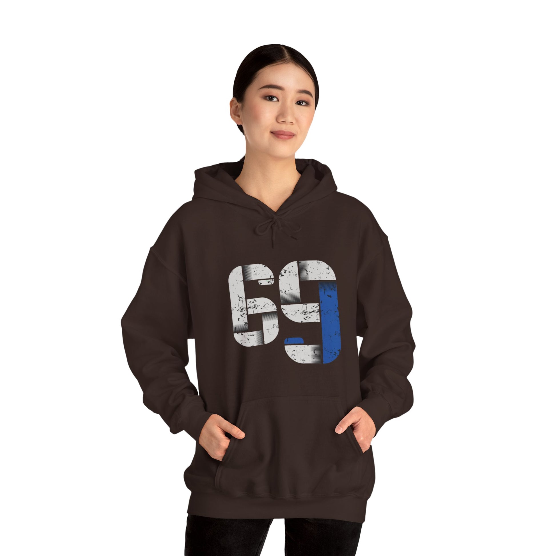 Sixty Nine Unisex Heavy Blend™ Hoodie | Fun Graphic Sweatshirt for Casual Style - ArtShirt Couture