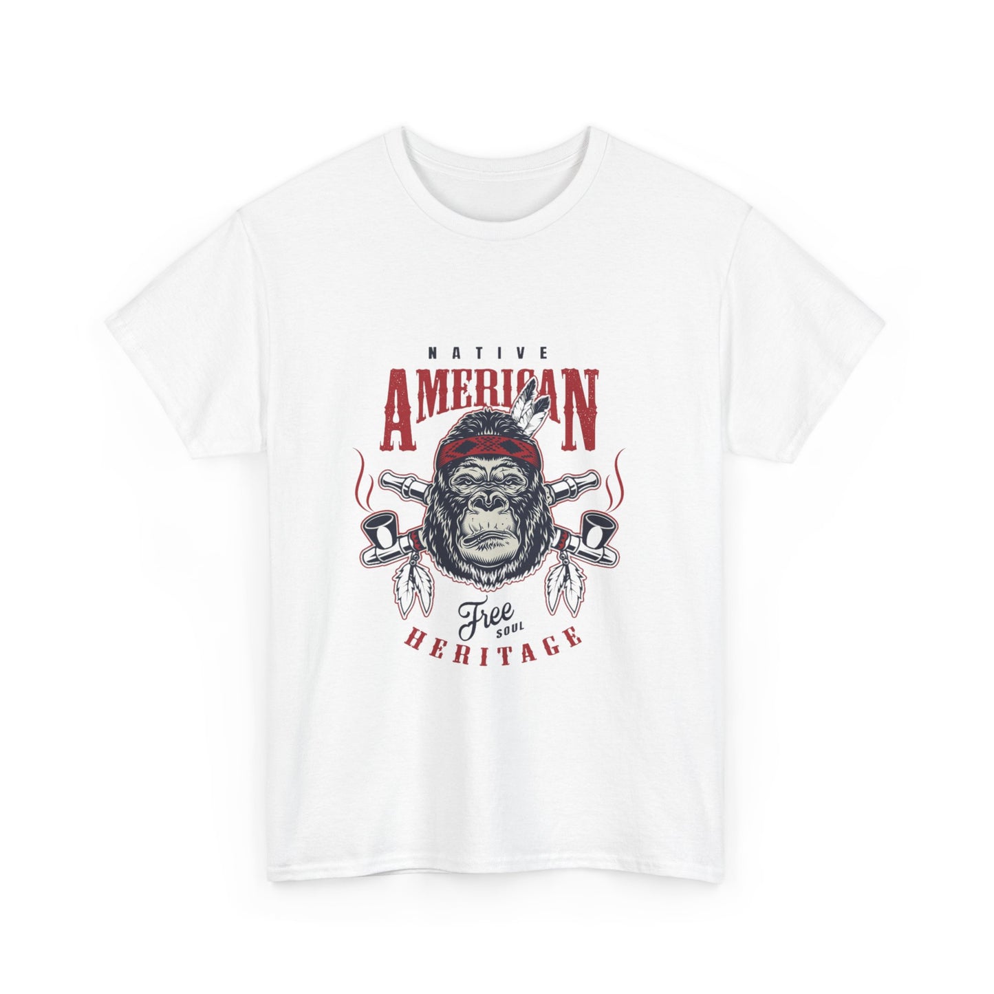 Native American graphic Unisex Heavy Cotton Tee - ArtShirt Couture