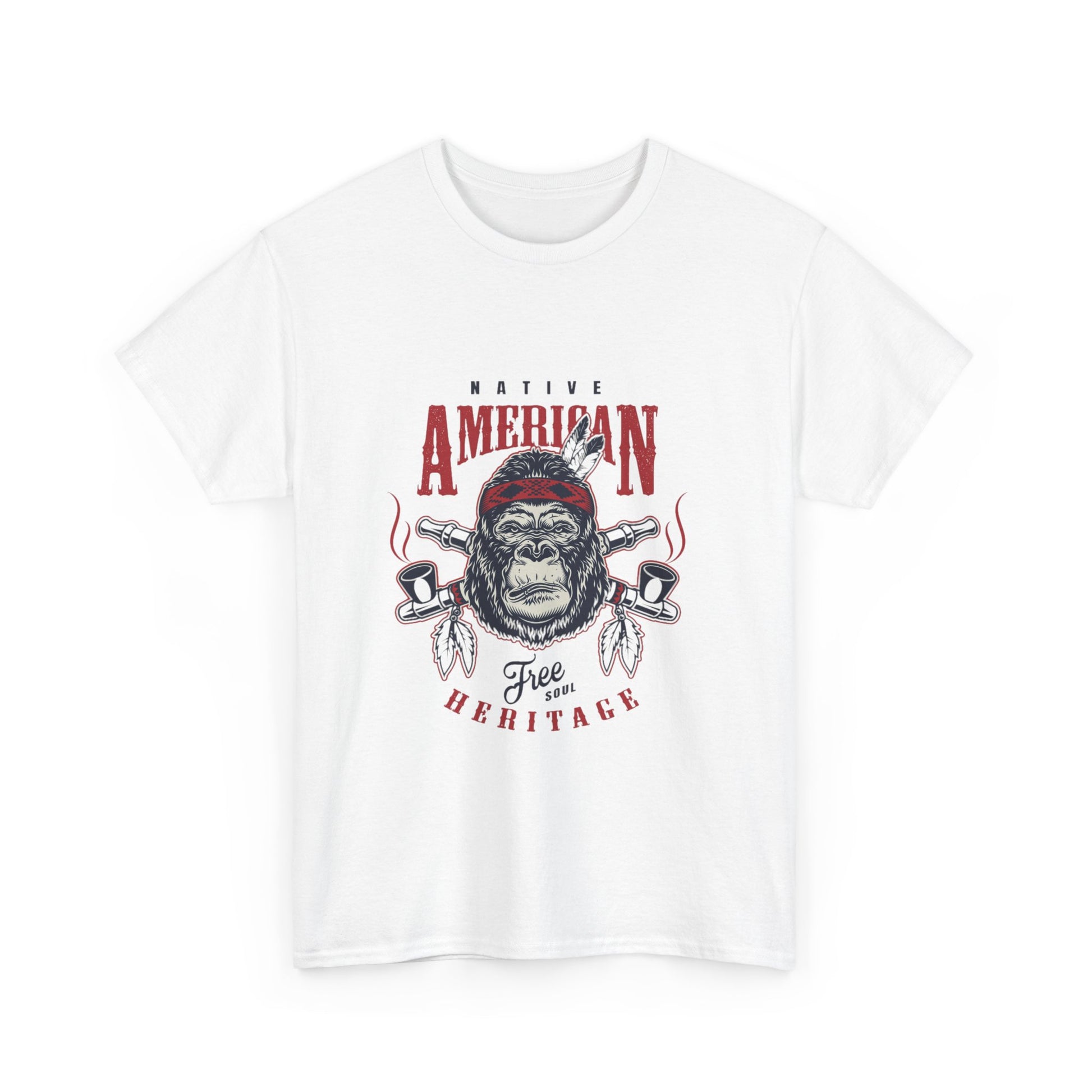 Native American graphic Unisex Heavy Cotton Tee - ArtShirt Couture