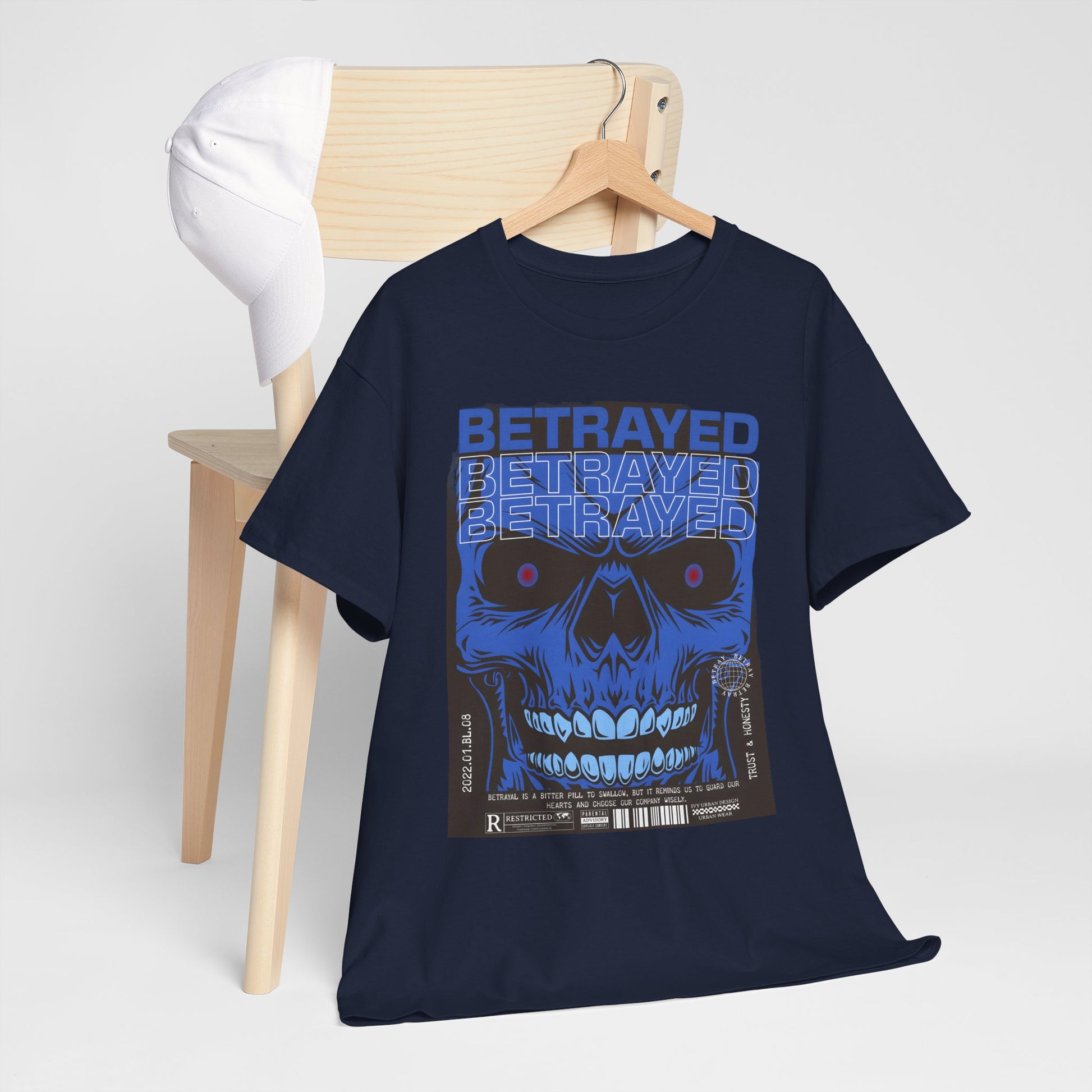 Betrayed Unisex Heavy Cotton Tee | Bold Graphic T-Shirt for Statement Style - Artshirtcouture