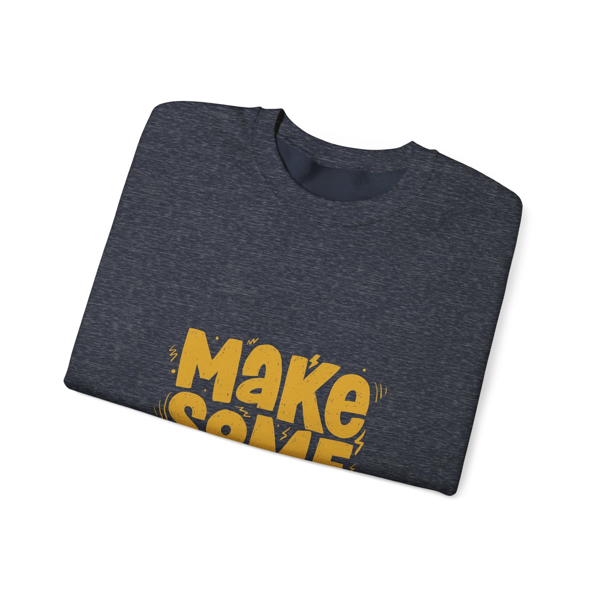 Make some noise Unisex Heavy Blend™ Crewneck Sweatshirt - ArtShirt Couture