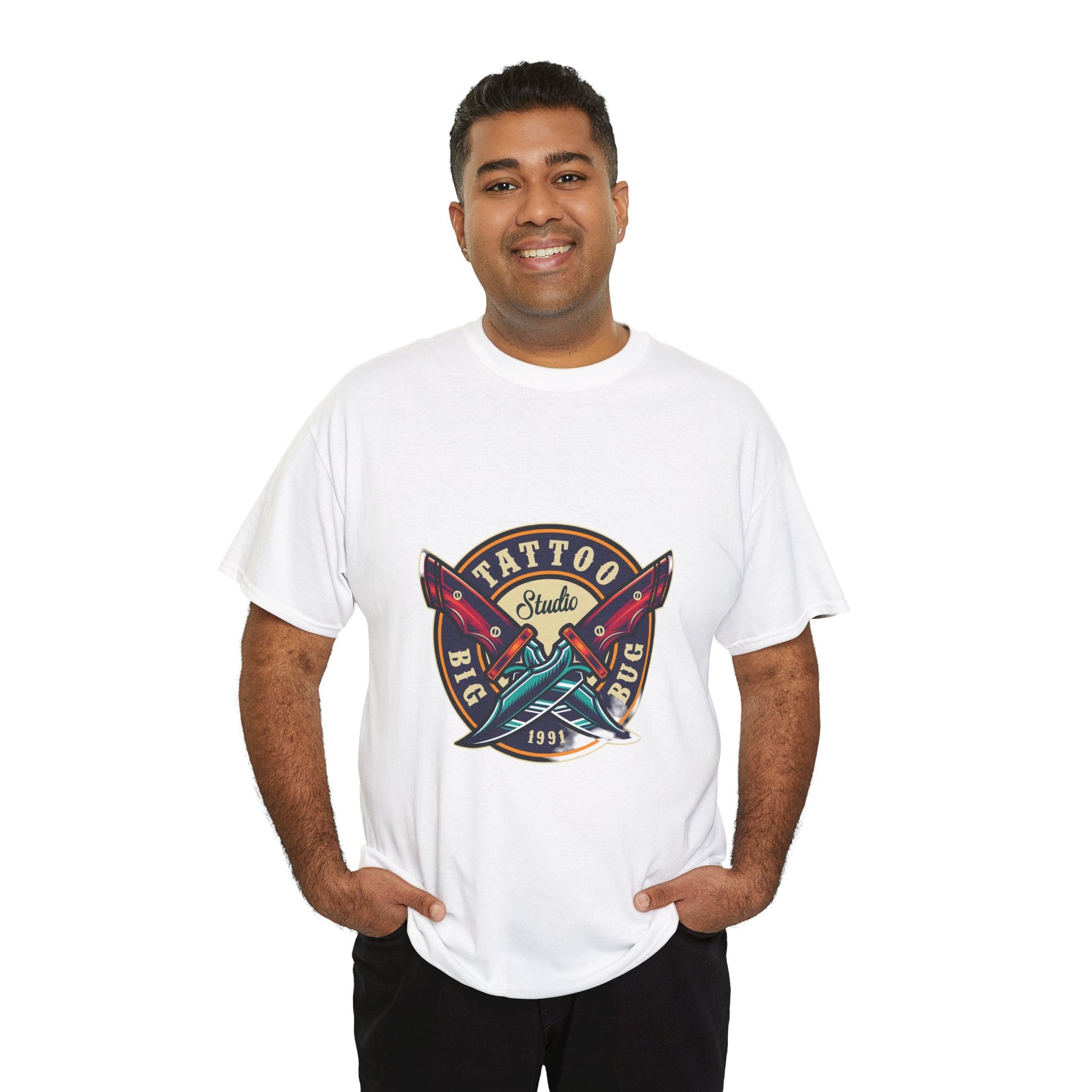 Tattoo Unisex Heavy Cotton Tee | Stylish Graphic T-Shirt for Tattoo Enthusiasts - ArtShirt Couture