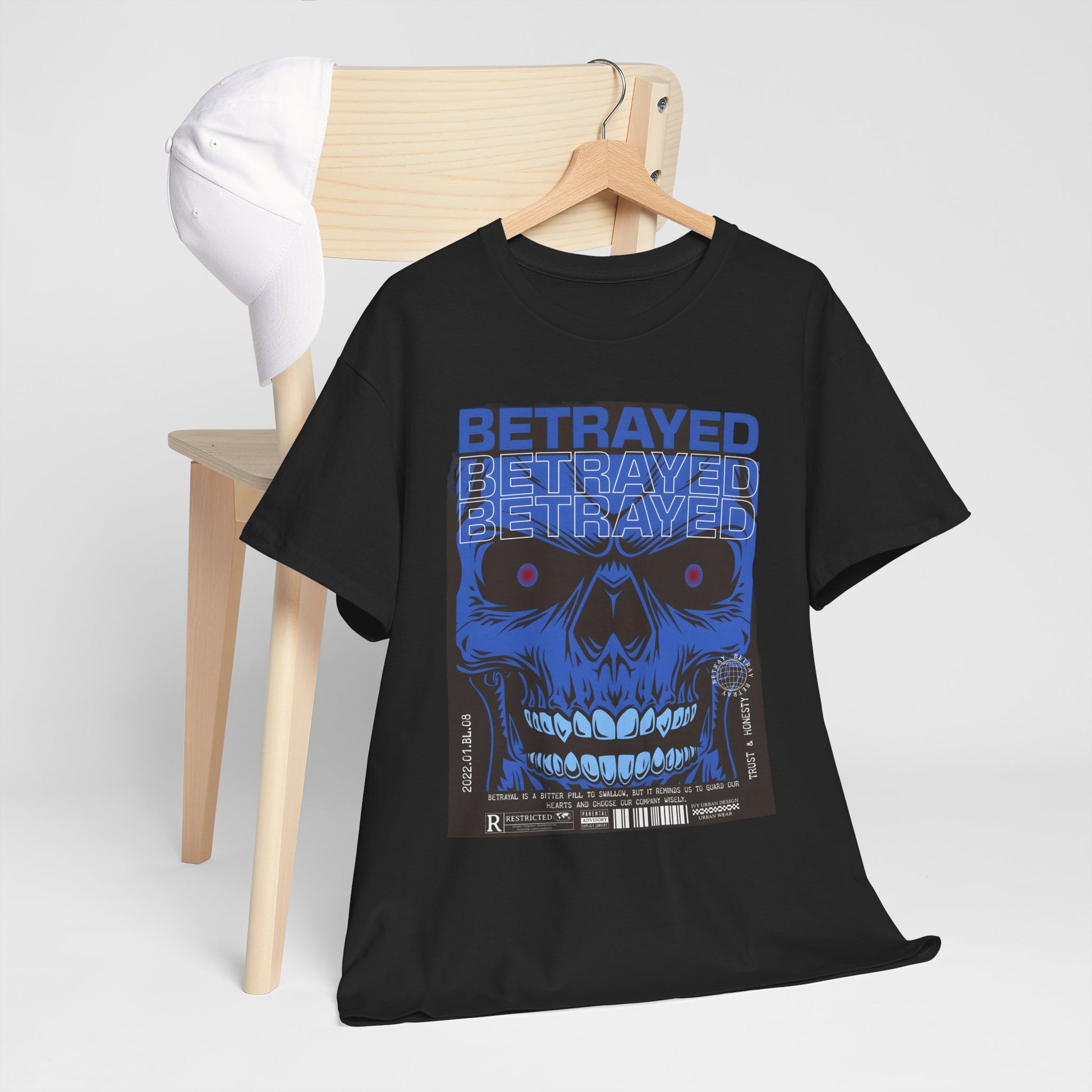 Betrayed Unisex Heavy Cotton Tee | Bold Graphic T-Shirt for Statement Style - Artshirtcouture