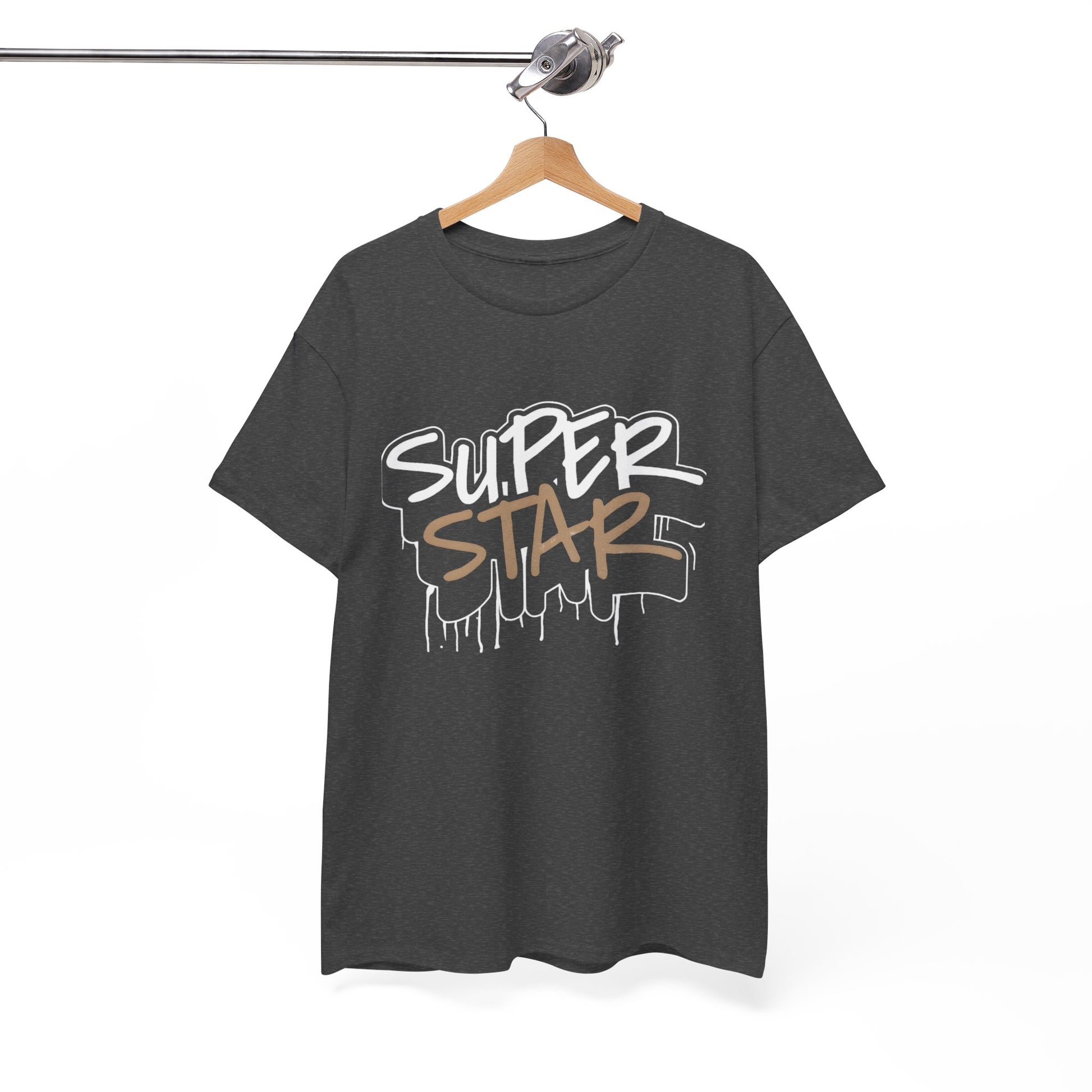 Super Stars Unisex Heavy Cotton Tee | Casual and Stylish T-Shirt for All Ages - ArtShirt Couture