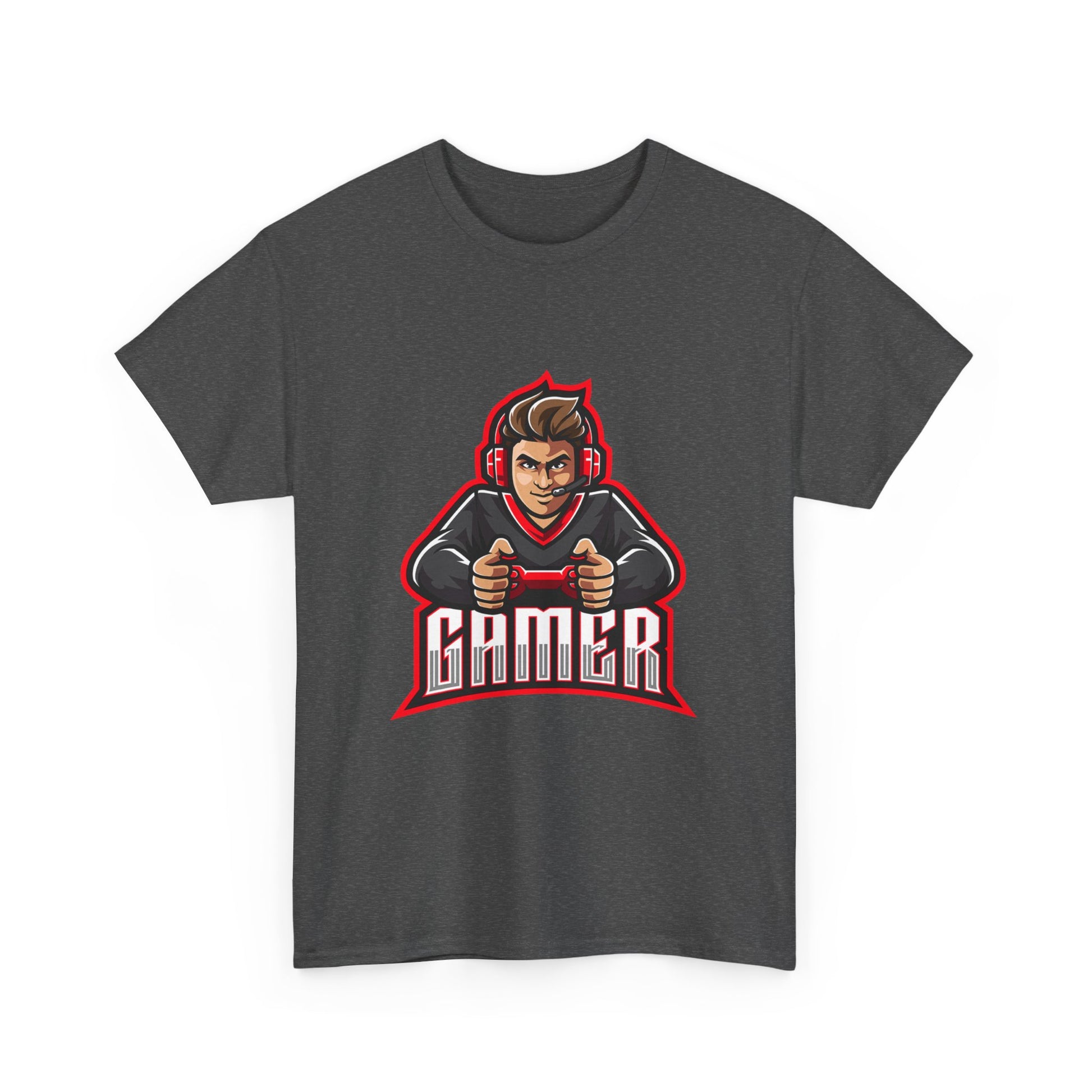 The Gamer Unisex Heavy Cotton Tee | Stylish Graphic T-Shirt for Gaming Enthusiasts - ArtShirt Couture