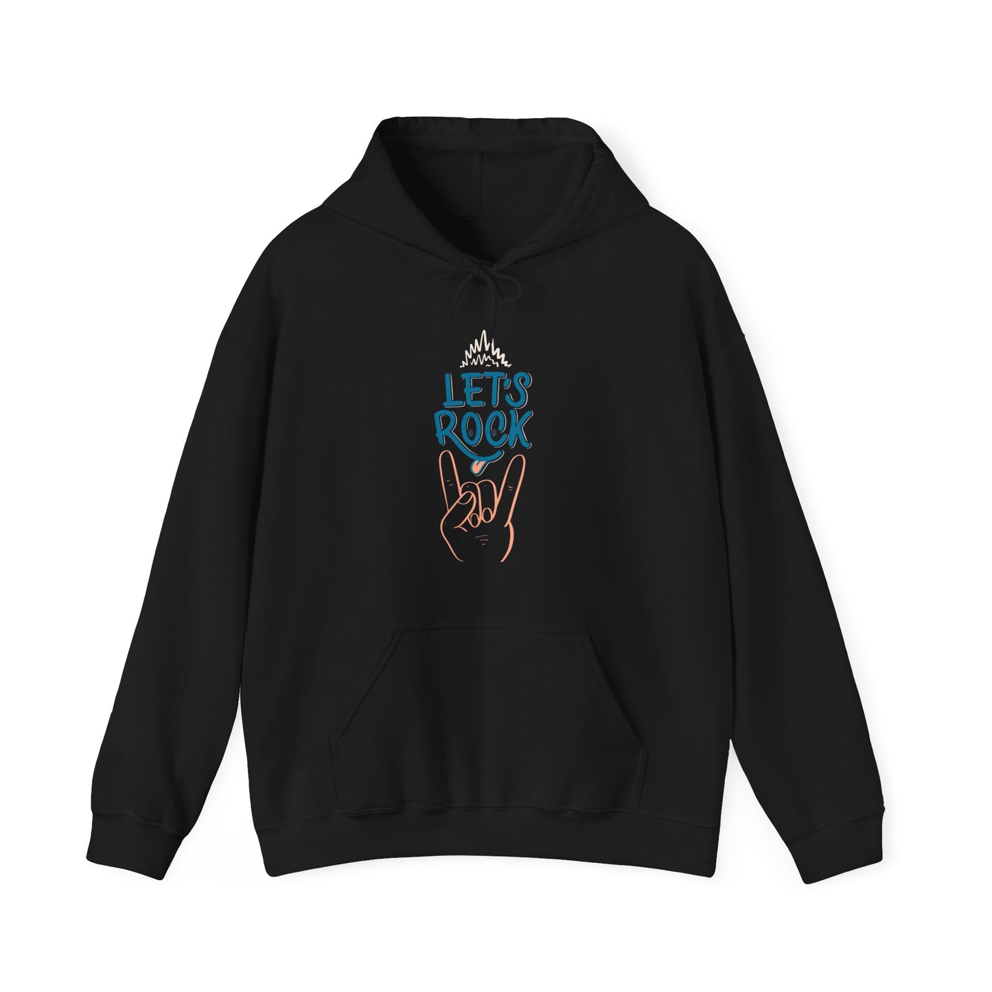 Let's Rock music designed hoodie unisex - ArtShirt Couture