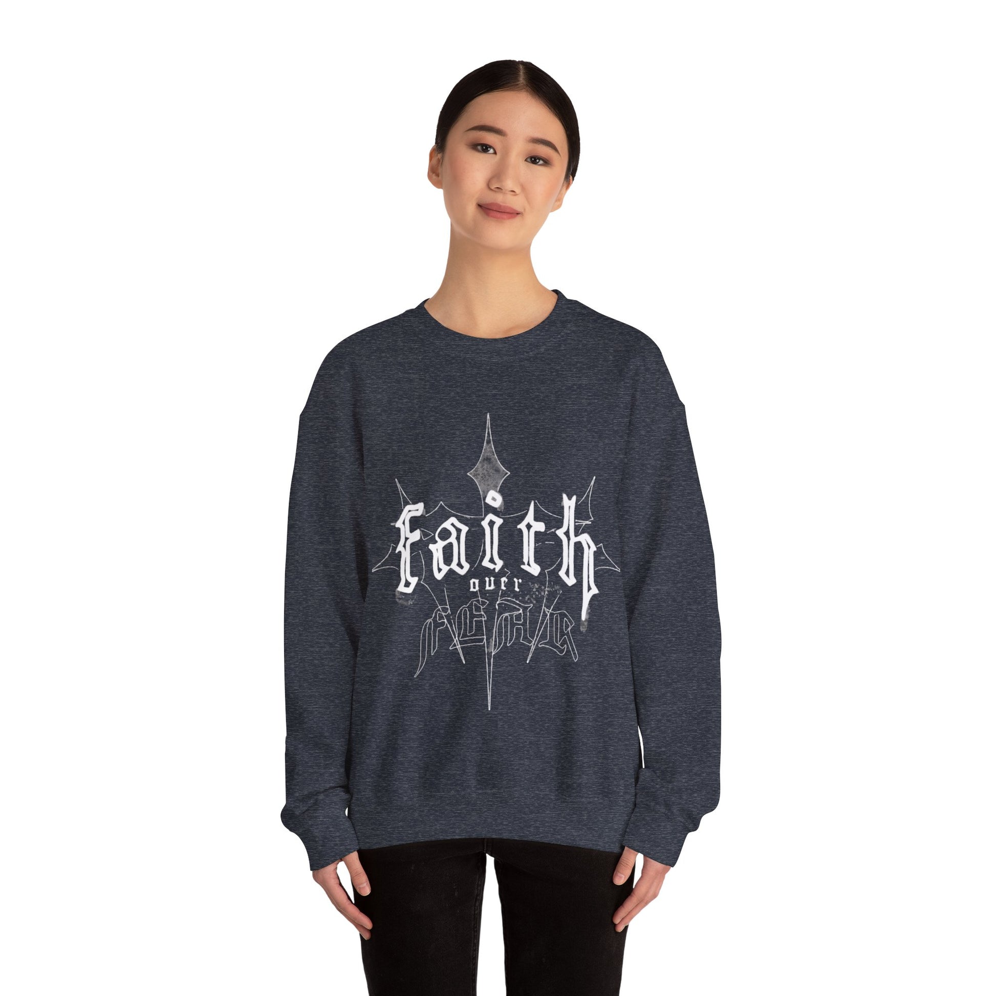 Faith Unisex Heavy Blend™ graphic  Sweatshirt by artshirtcouture