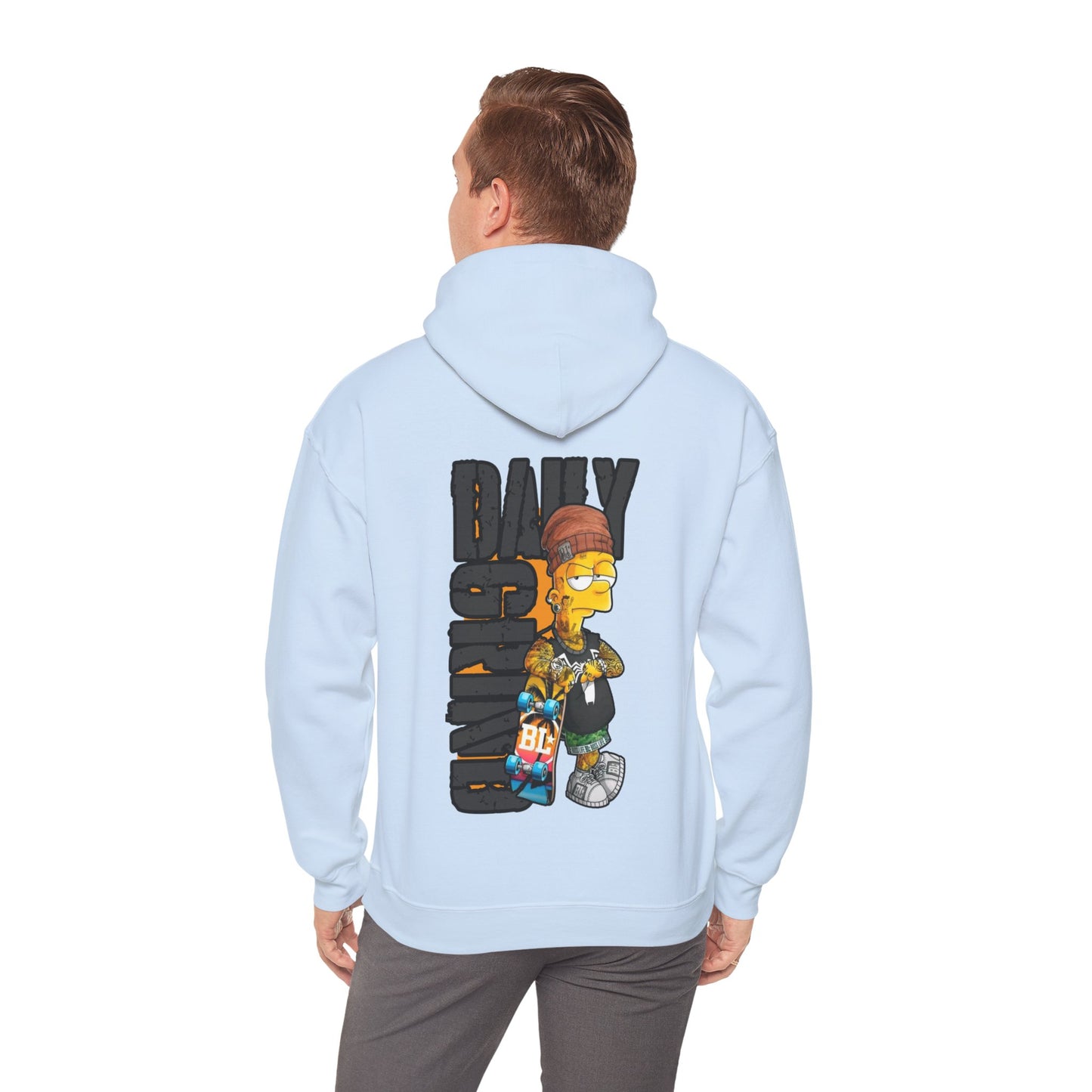 Bart Simspon its nice to be human Unisex Heavy Blend™ Hoodie - ArtShirt Couture