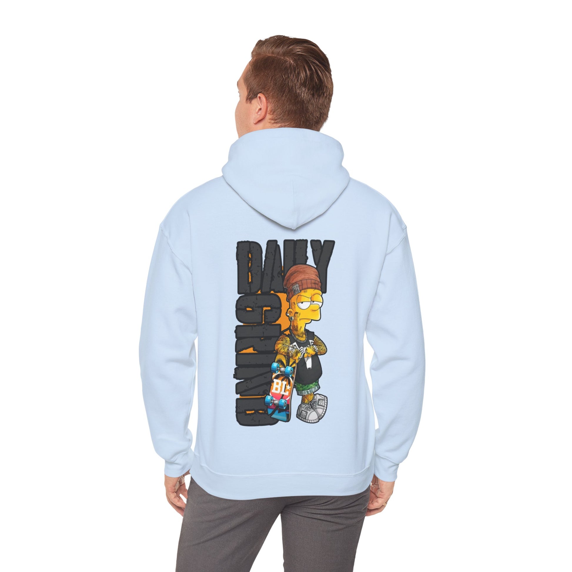 Bart Simspon its nice to be human Unisex Heavy Blend™ Hoodie - ArtShirt Couture