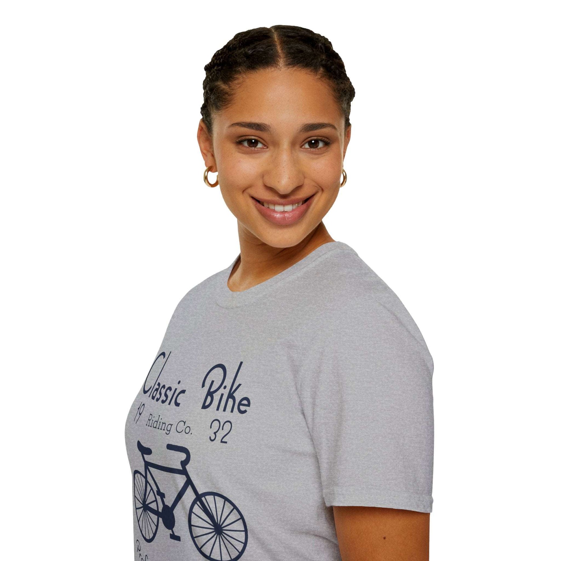 Classic Bike Unisex Softstyle T-Shirt - ArtShirt Couture