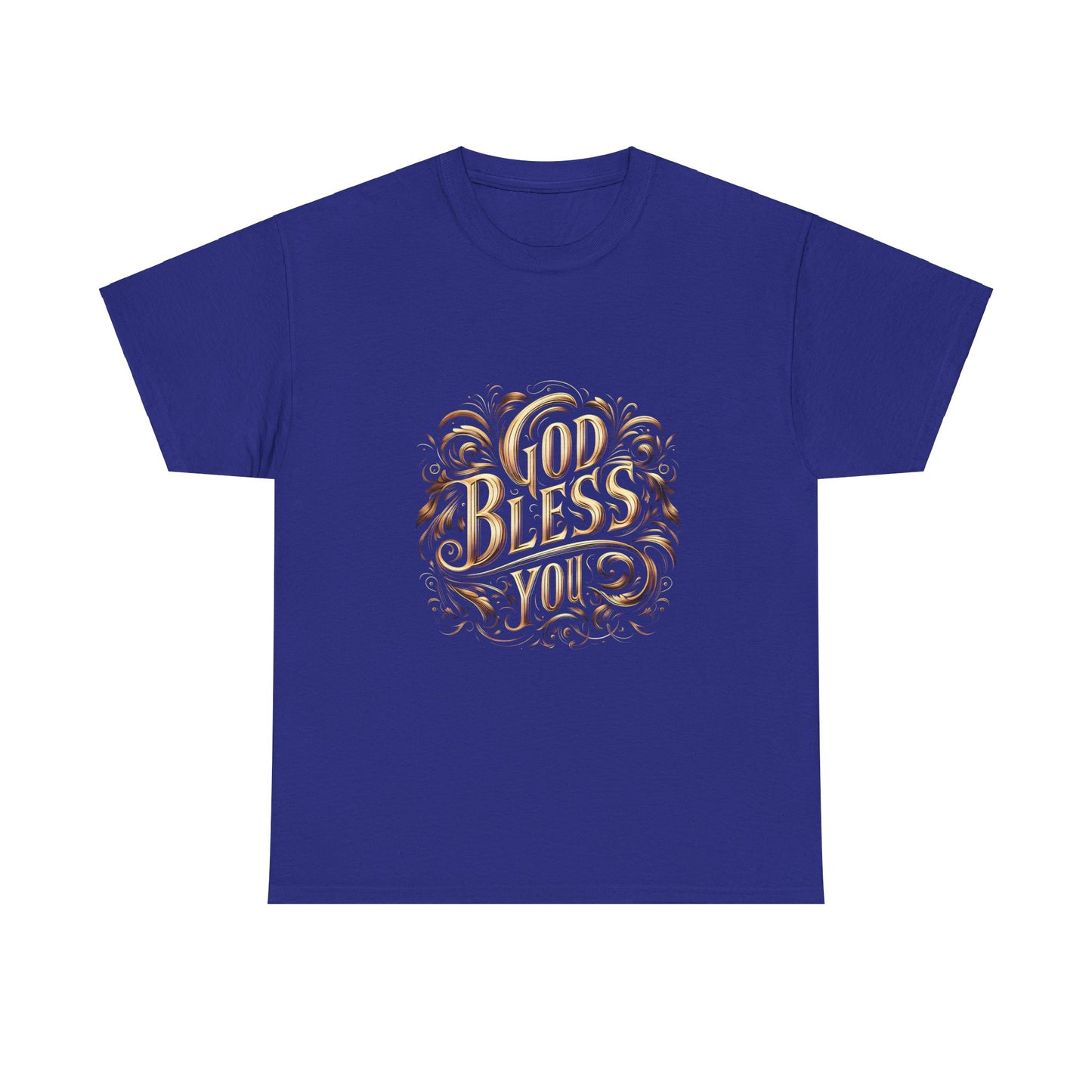 God Bless You Unisex Heavy Cotton Tee | Inspirational Graphic T-Shirt - Artshirtcouture