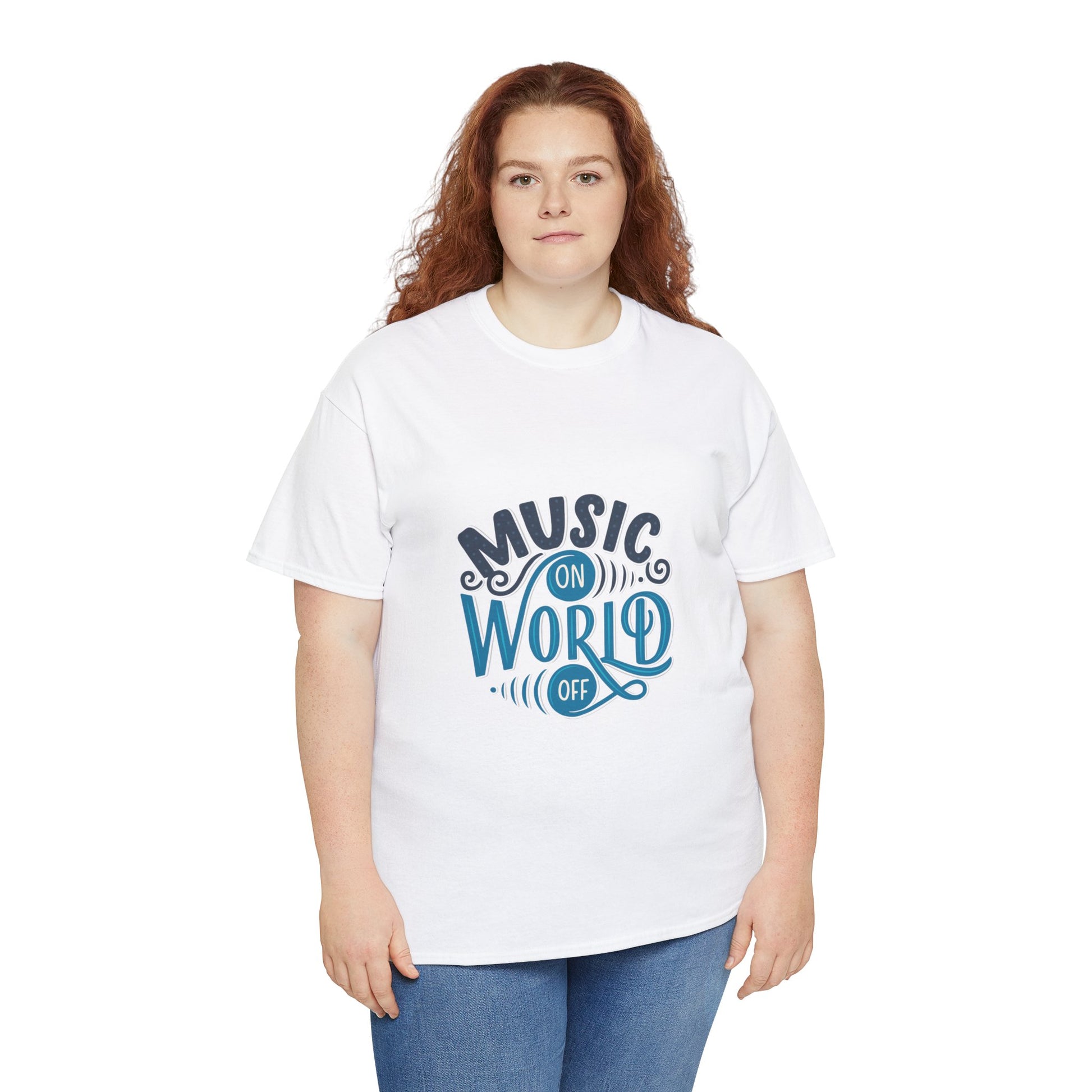 Music World Unisex Heavy Graphic Cotton Tee - ArtShirt Couture