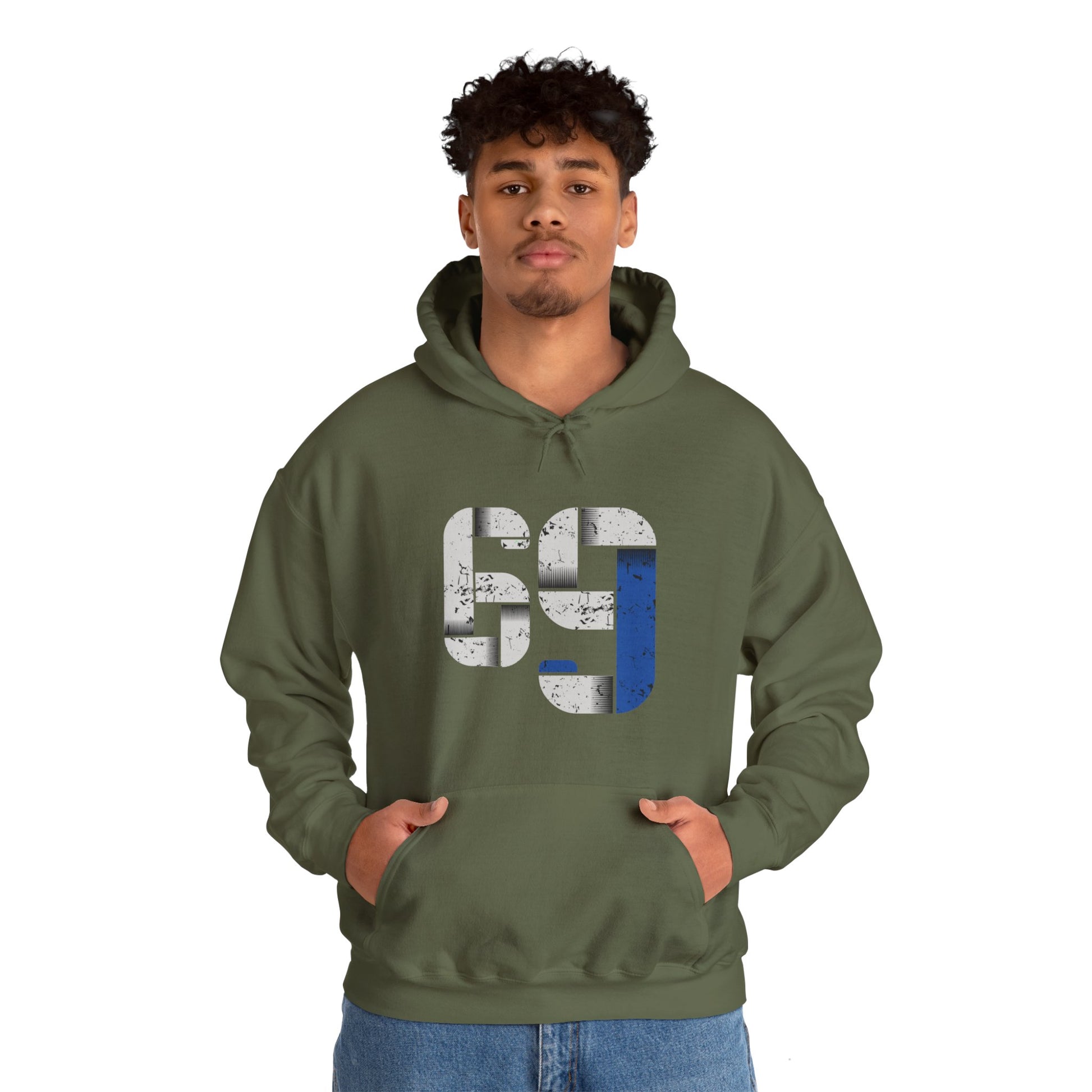 Sixty Nine Unisex Heavy Blend™ Hoodie | Fun Graphic Sweatshirt for Casual Style - ArtShirt Couture