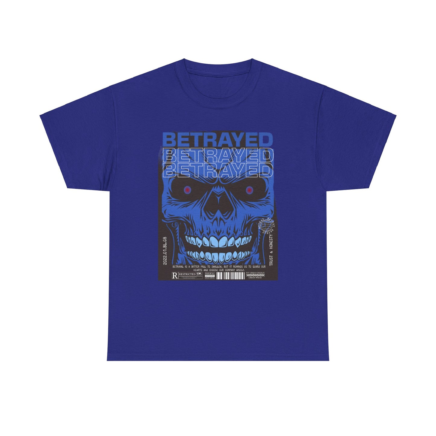Betrayed Unisex Heavy Cotton Tee | Bold Graphic T-Shirt for Statement Style - Artshirtcouture