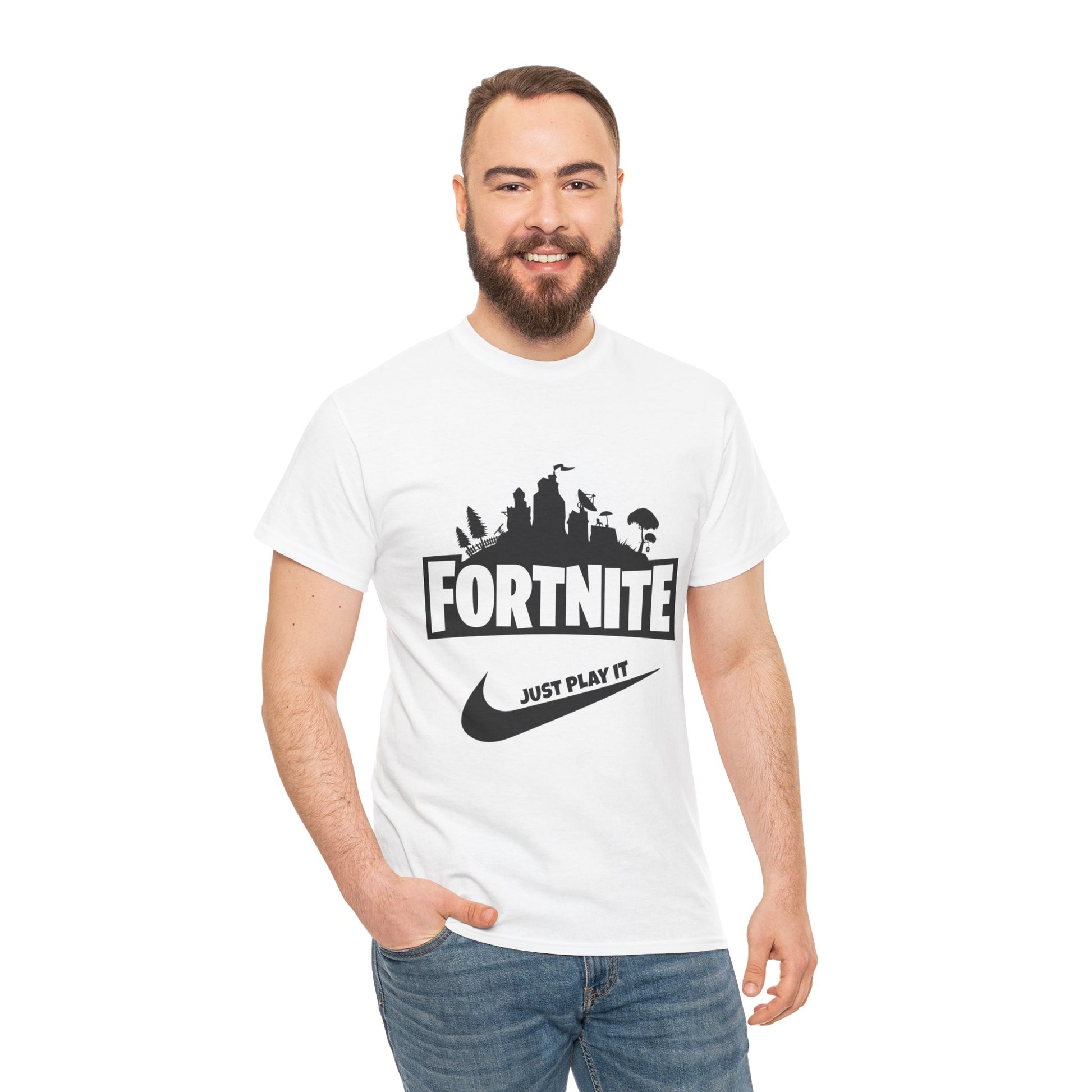 Fortnite designed Unisex Heavy Cotton Tee - ArtShirt Couture