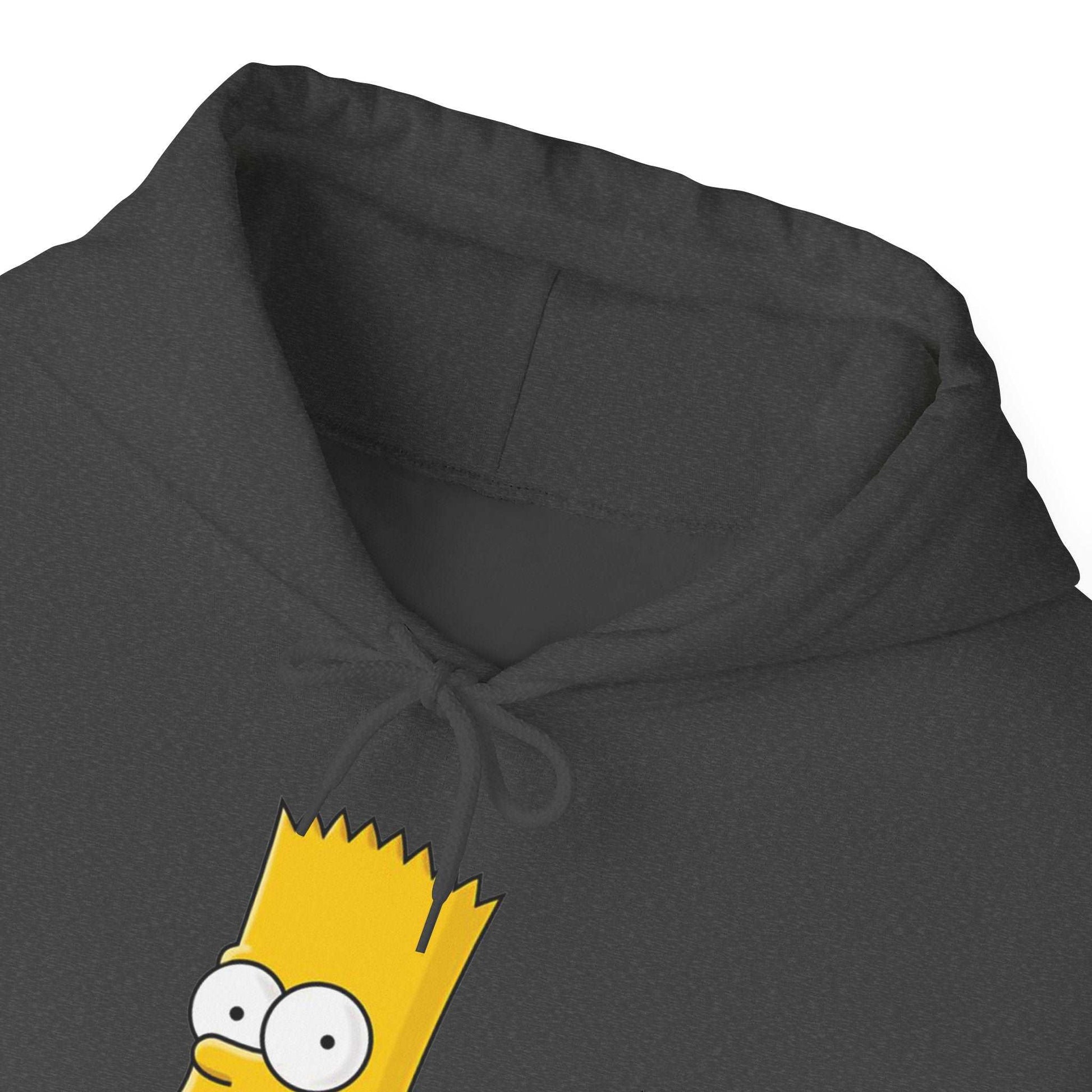 Bart Simspon its nice to be human Unisex Heavy Blend™ Hoodie - ArtShirt Couture