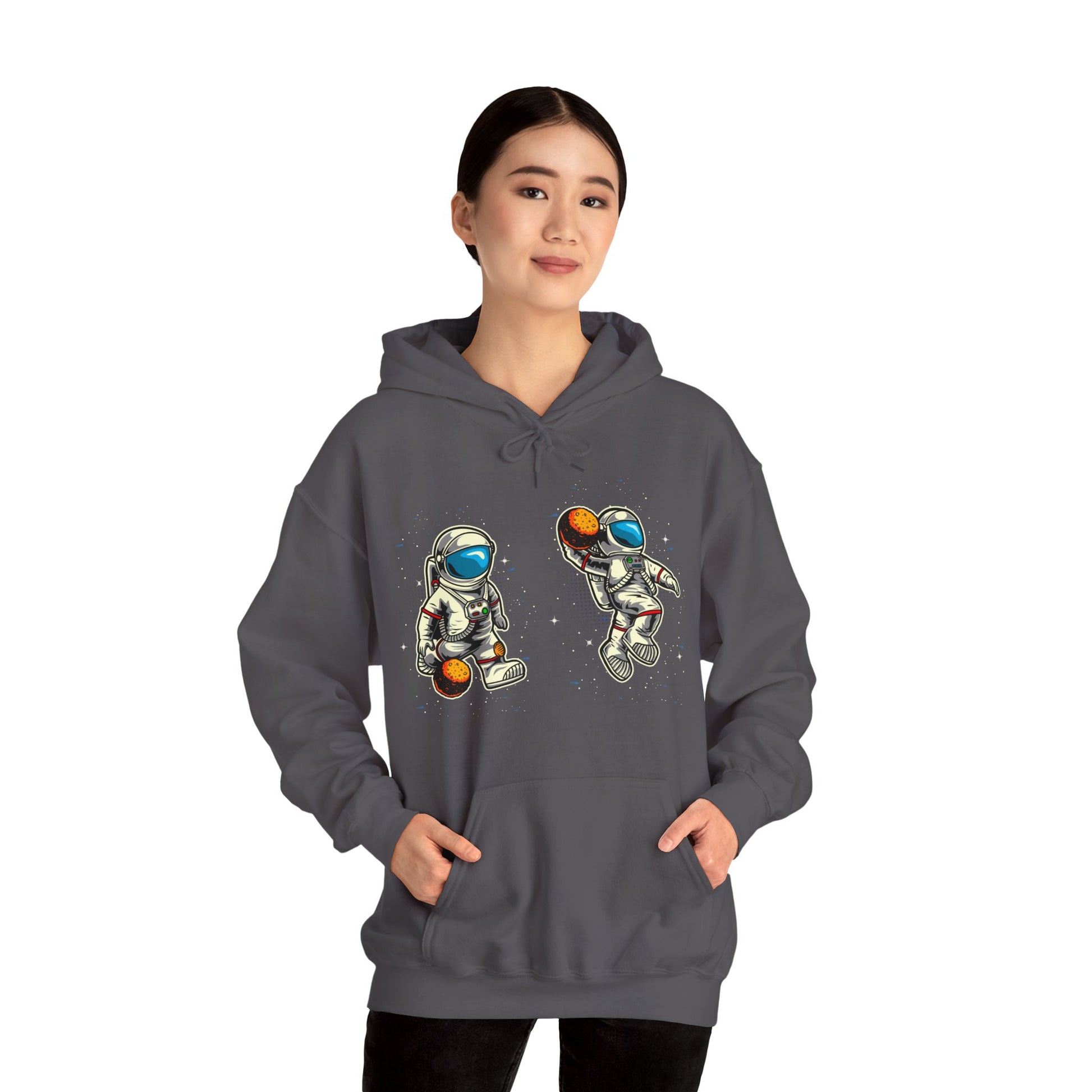 The Astronaut Unisex Heavy Blend™ Hoodie | Space-Themed Hoodie with Cool Cosmic Design - ArtShirt Couture
