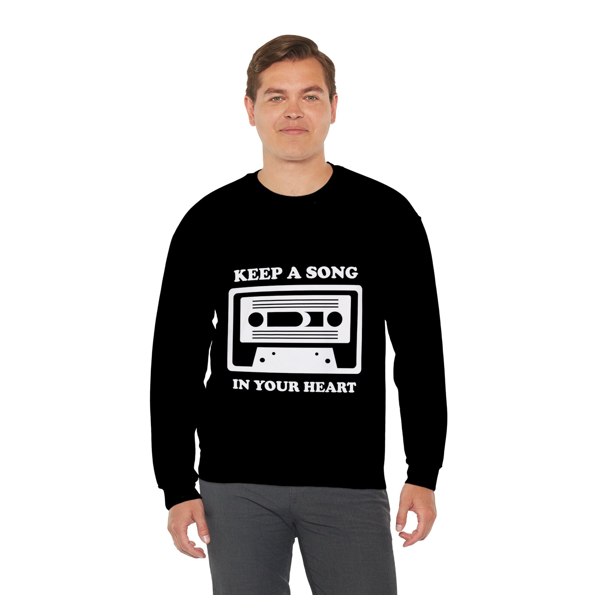 Keep a Song in Your Heart Unisex Heavy Blend™ Crewneck Sweatshirt - ArtShirt Couture