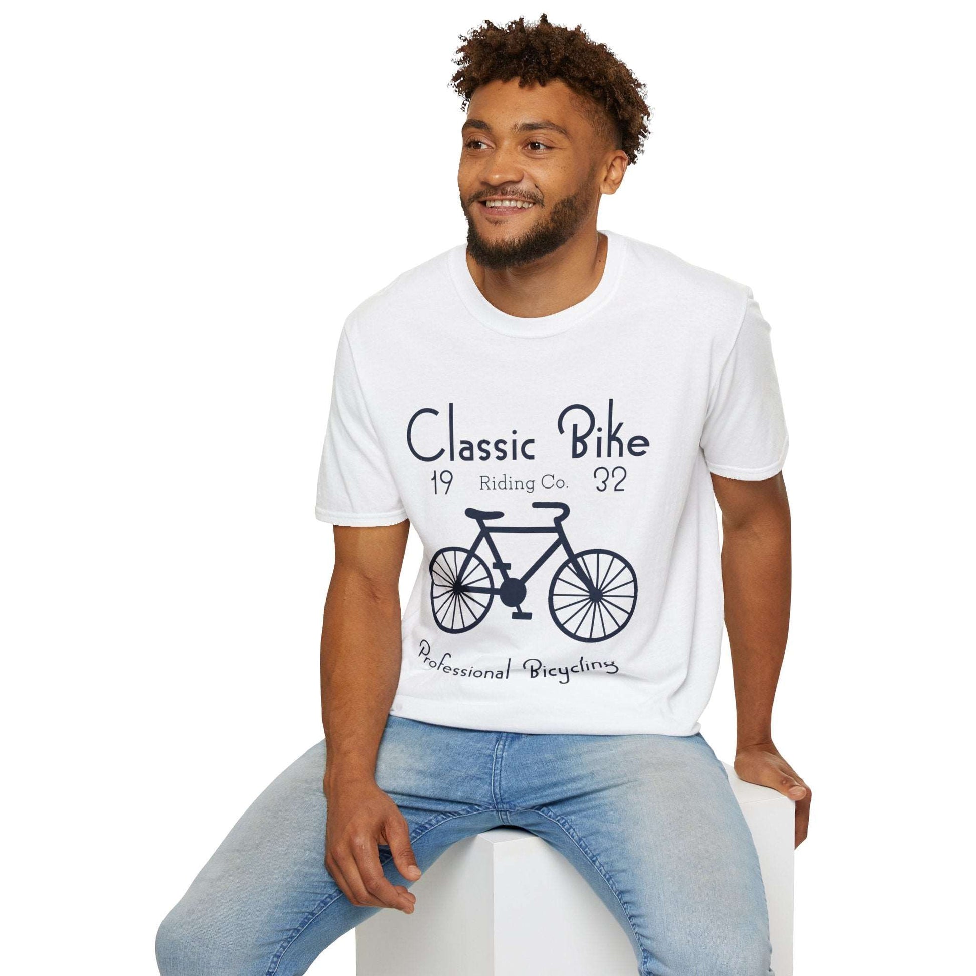 Classic Bike Unisex Softstyle T-Shirt - ArtShirt Couture