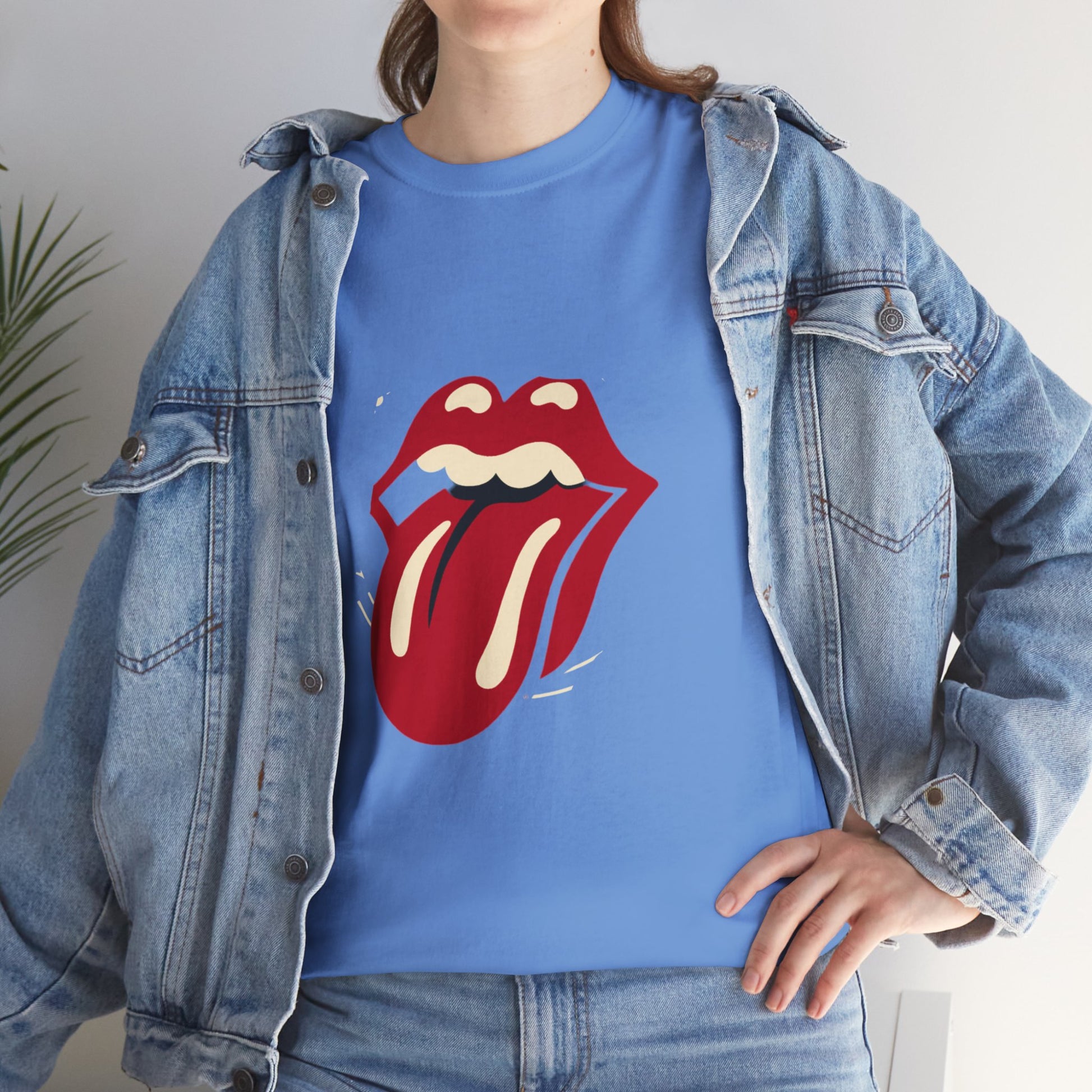 The Stone Tongue Unisex Heavy Cotton Tee | Edgy Graphic T-Shirt for Rock Music Fans - ArtShirt Couture