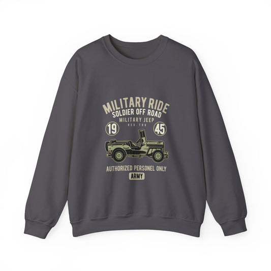 Military ride Unisex Heavy Blend™ Crewneck Sweatshirt - ArtShirt Couture