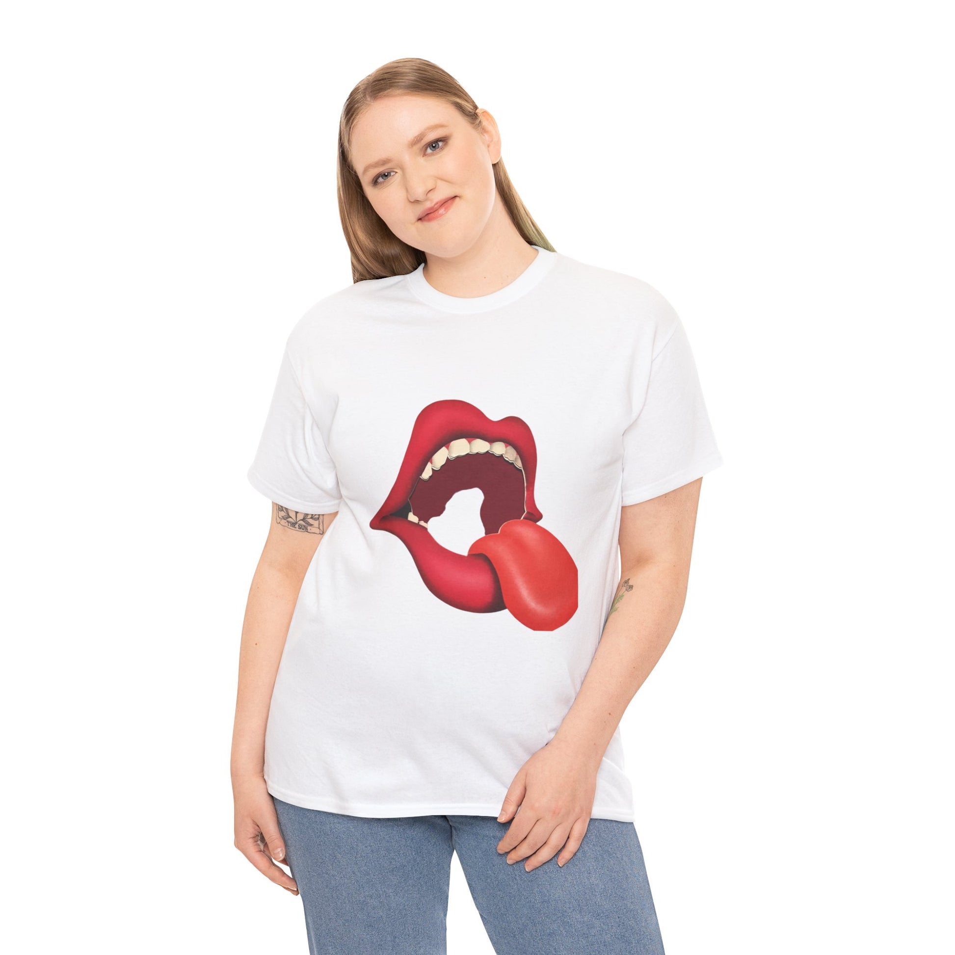 The Stones Unisex Heavy Cotton Tee | Classic Graphic T-Shirt for Rock Music Lovers - ArtShirt Couture