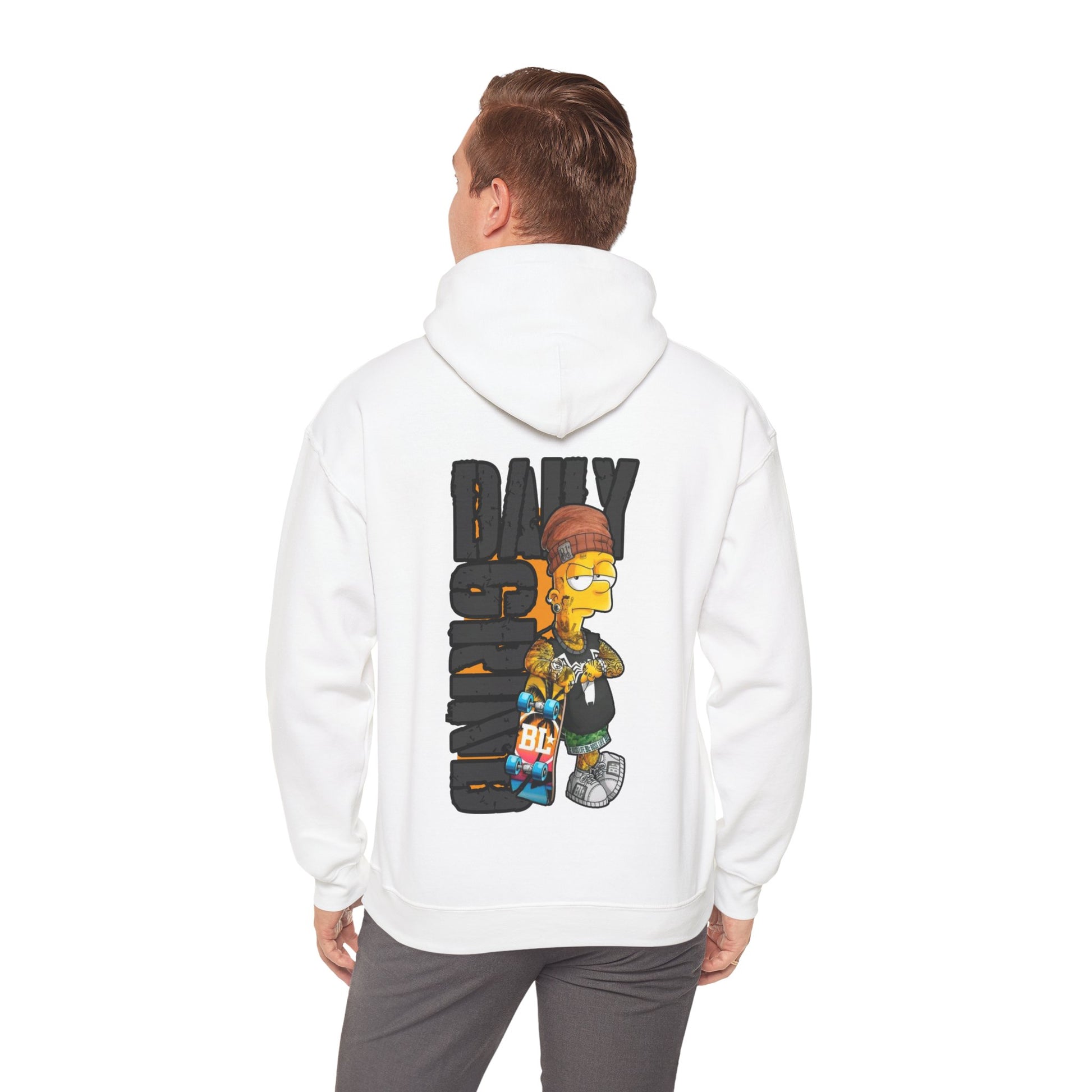 Bart Simspon its nice to be human Unisex Heavy Blend™ Hoodie - ArtShirt Couture