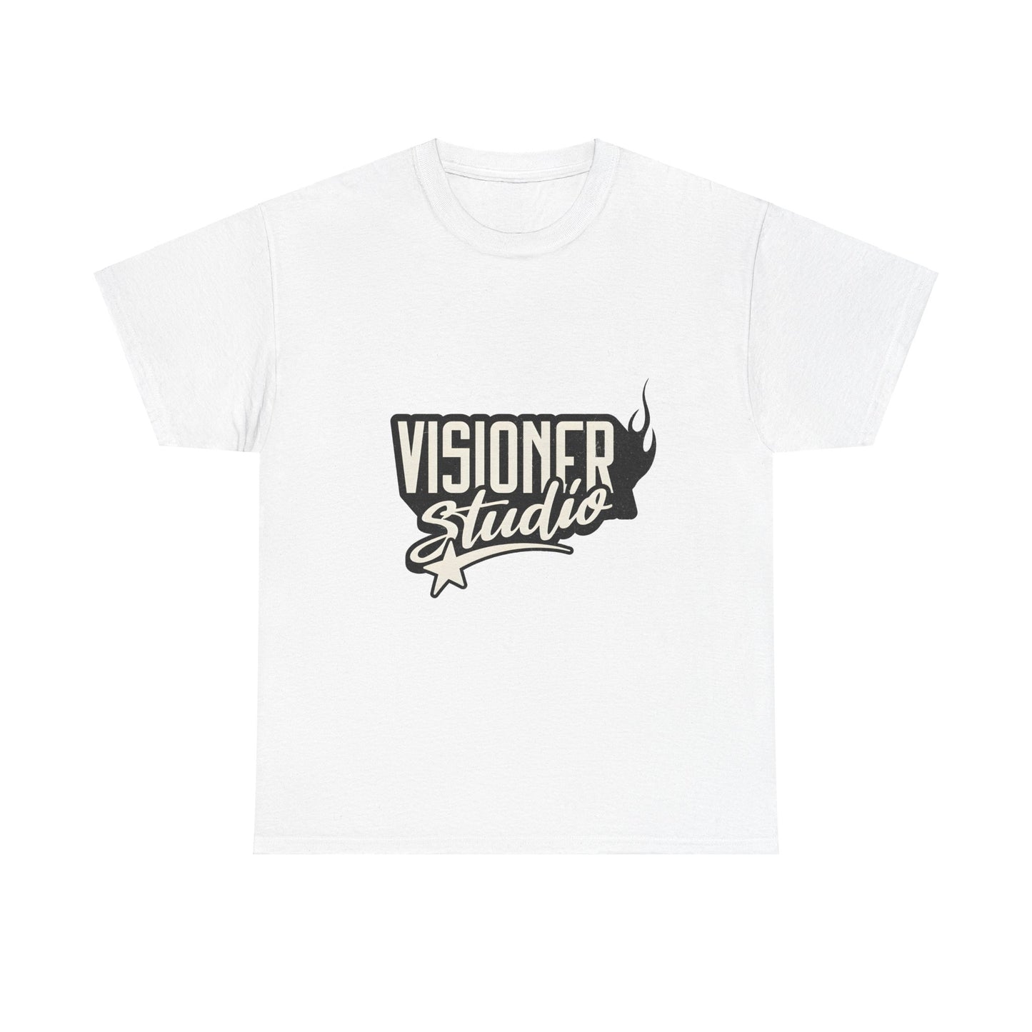 Visioner Studio Unisex Heavy Cotton Tee | Creative Graphic T-Shirt for Artistic Souls - ArtShirt Couture