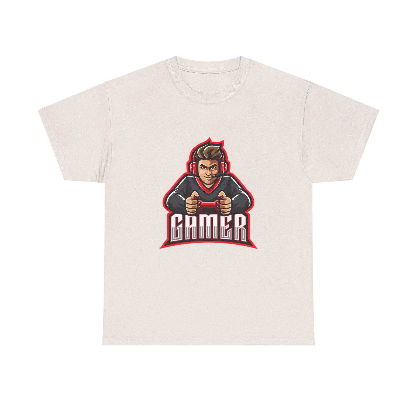 The Gamer Unisex Heavy Cotton Tee | Stylish Graphic T-Shirt for Gaming Enthusiasts - ArtShirt Couture