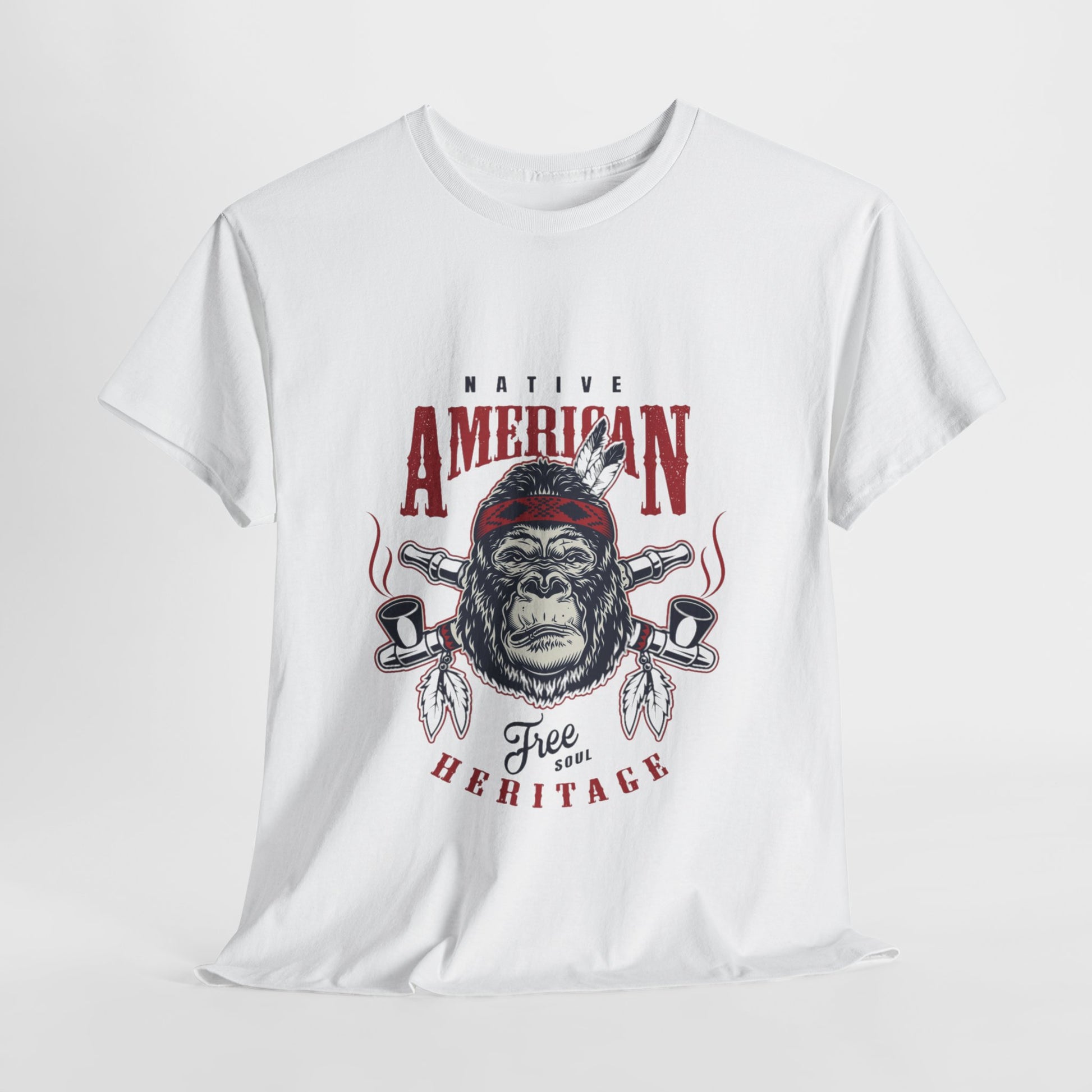 Native American graphic Unisex Heavy Cotton Tee - ArtShirt Couture