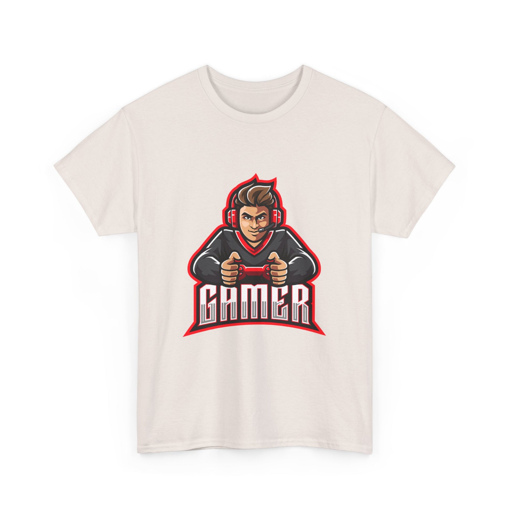 The Gamer Unisex Heavy Cotton Tee | Stylish Graphic T-Shirt for Gaming Enthusiasts - ArtShirt Couture