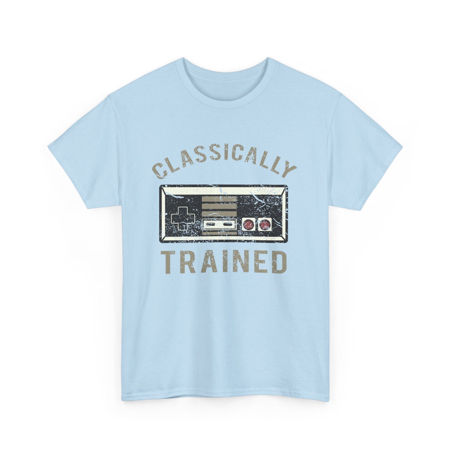 The Classically Trained and Distressed Unisex Heavy Cotton Tee | Vintage-Inspired Graphic T-Shirt for Art Lovers - ArtShirt Couture