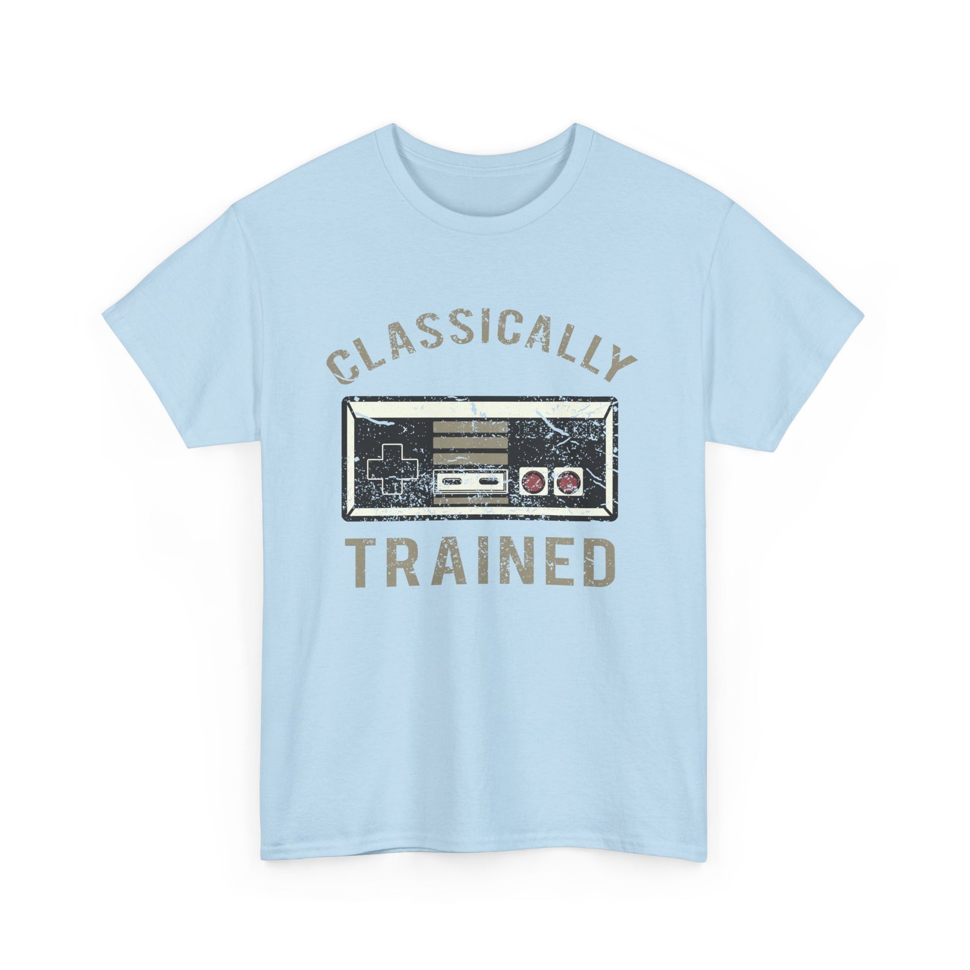 The Classically Trained and Distressed Unisex Heavy Cotton Tee | Vintage-Inspired Graphic T-Shirt for Art Lovers - ArtShirt Couture