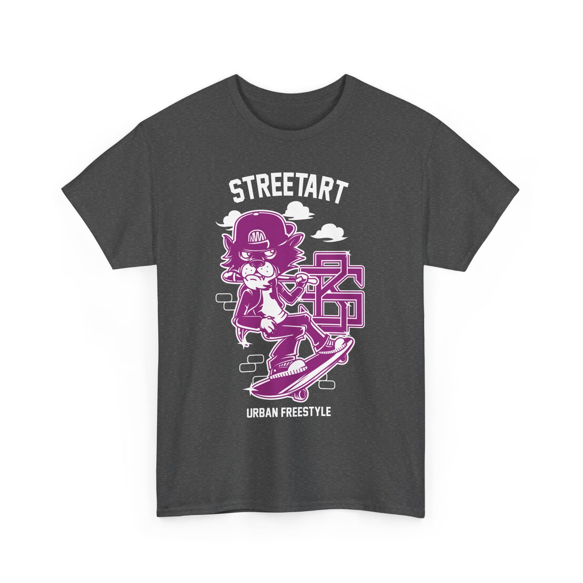 Streetart Urban Style Unisex Heavy Cotton Tee | Trendy Graphic T-Shirt for Urban Fashion Lovers - ArtShirt Couture