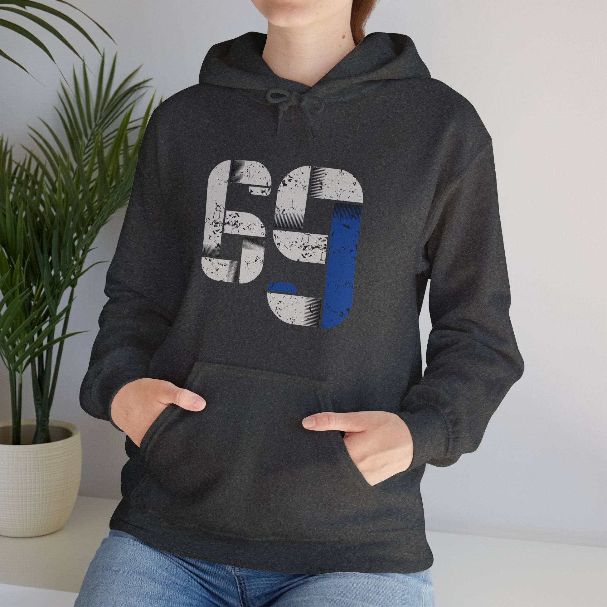 Sixty Nine Unisex Heavy Blend™ Hoodie | Fun Graphic Sweatshirt for Casual Style - ArtShirt Couture