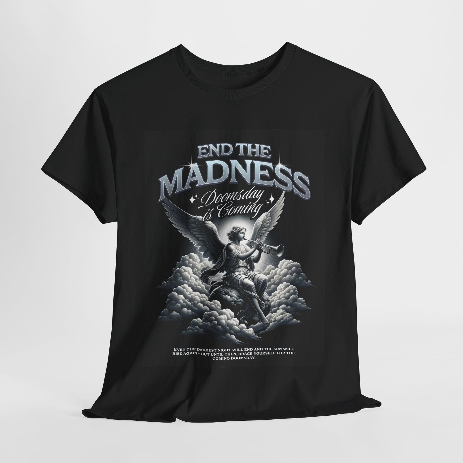 End the Madness Unisex Heavy Cotton Tee | Bold Graphic T-Shirt - Artshirtcouture