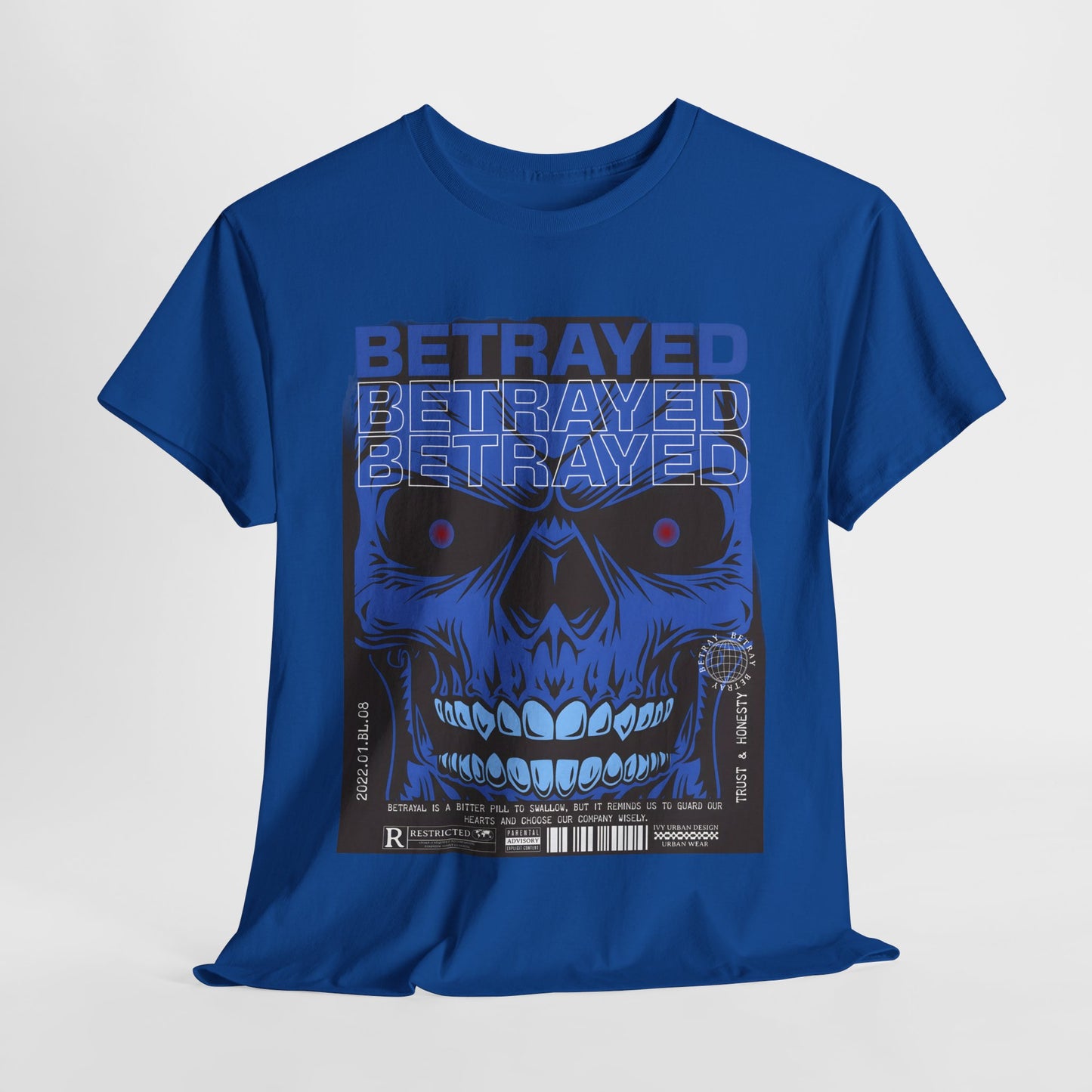 Betrayed Unisex Heavy Cotton Tee | Bold Graphic T-Shirt for Statement Style - Artshirtcouture